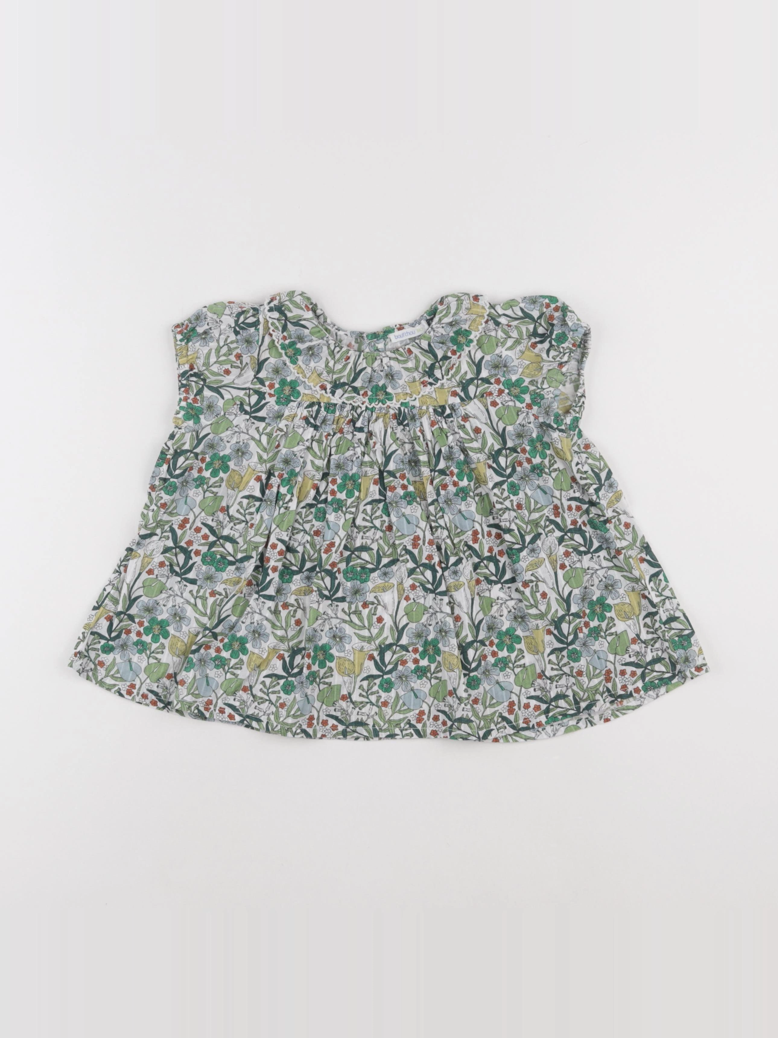 Boutchou - blouse multicolore - 24 mois