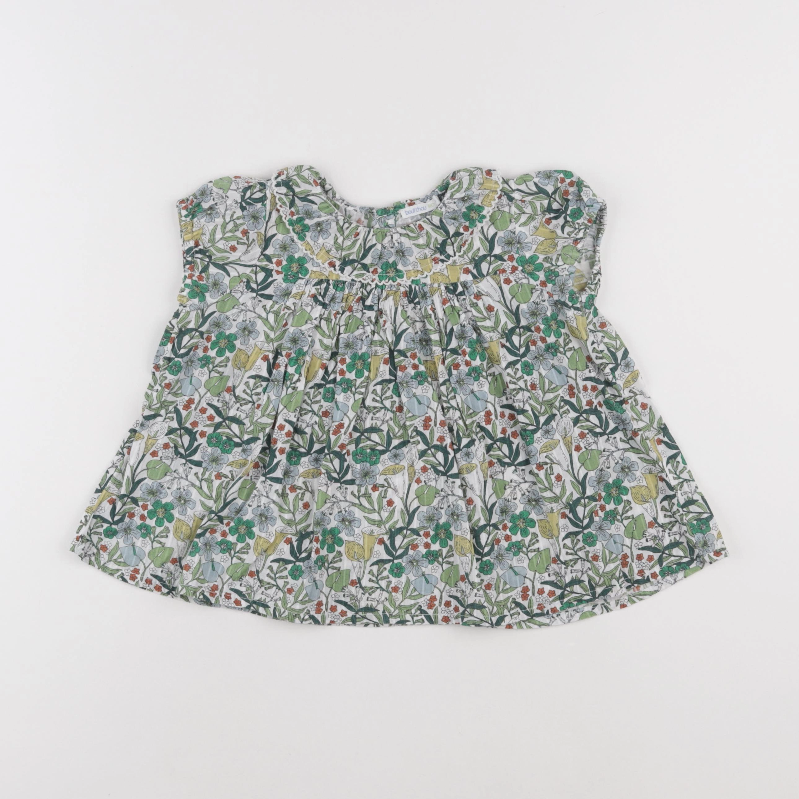 Boutchou - blouse multicolore - 24 mois