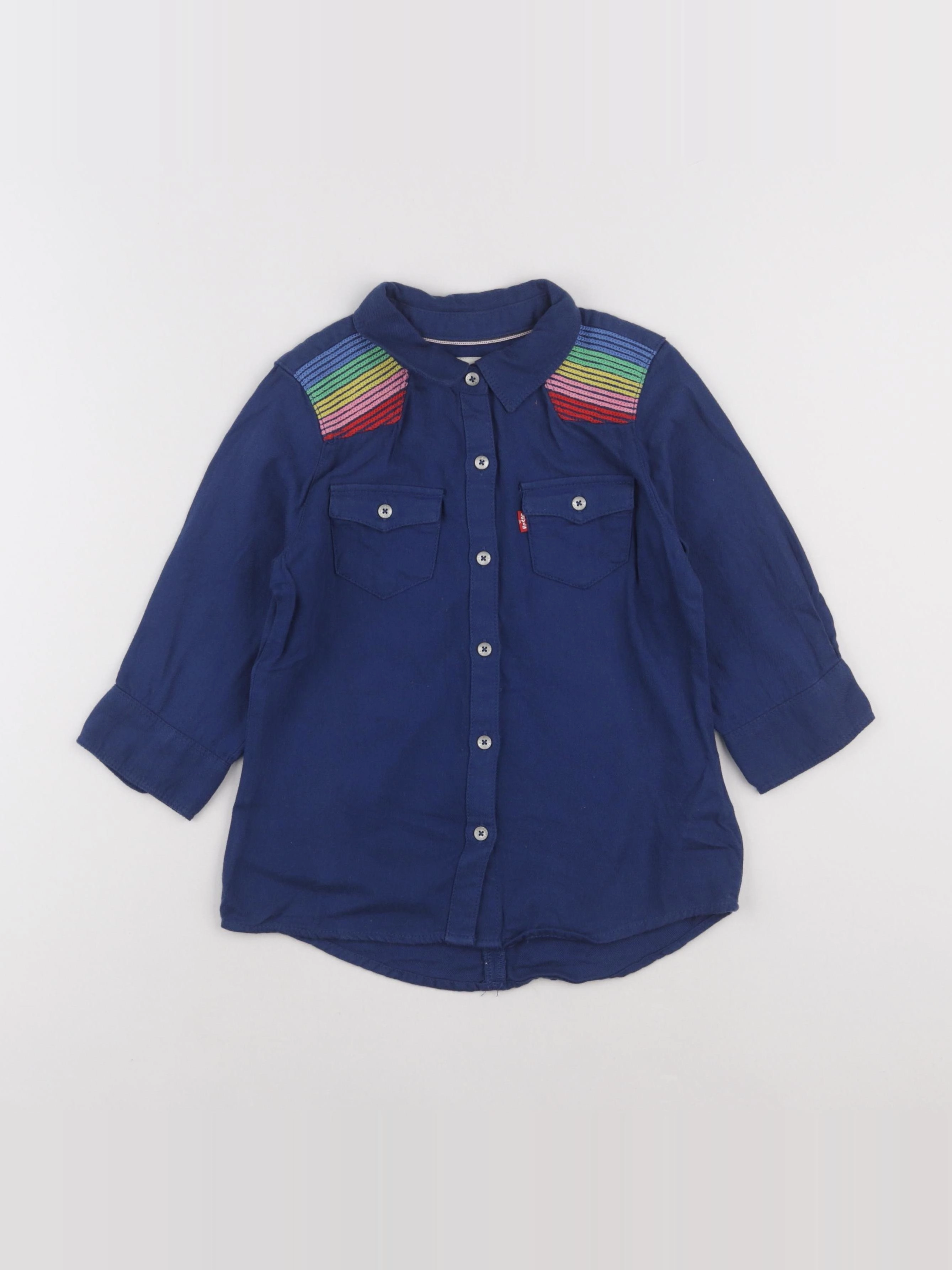Levi's - chemise bleu - 6/7 ans