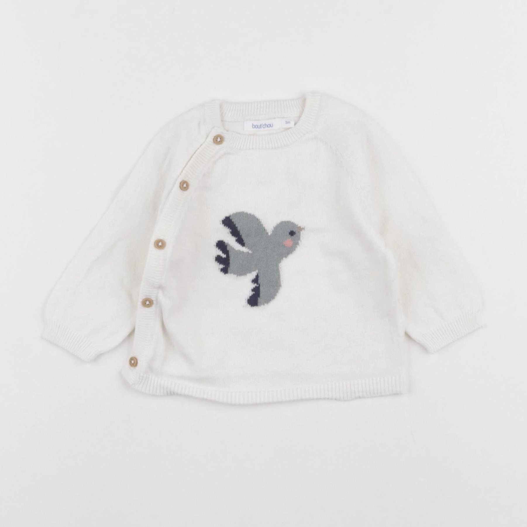 Boutchou - pull beige - 3 mois
