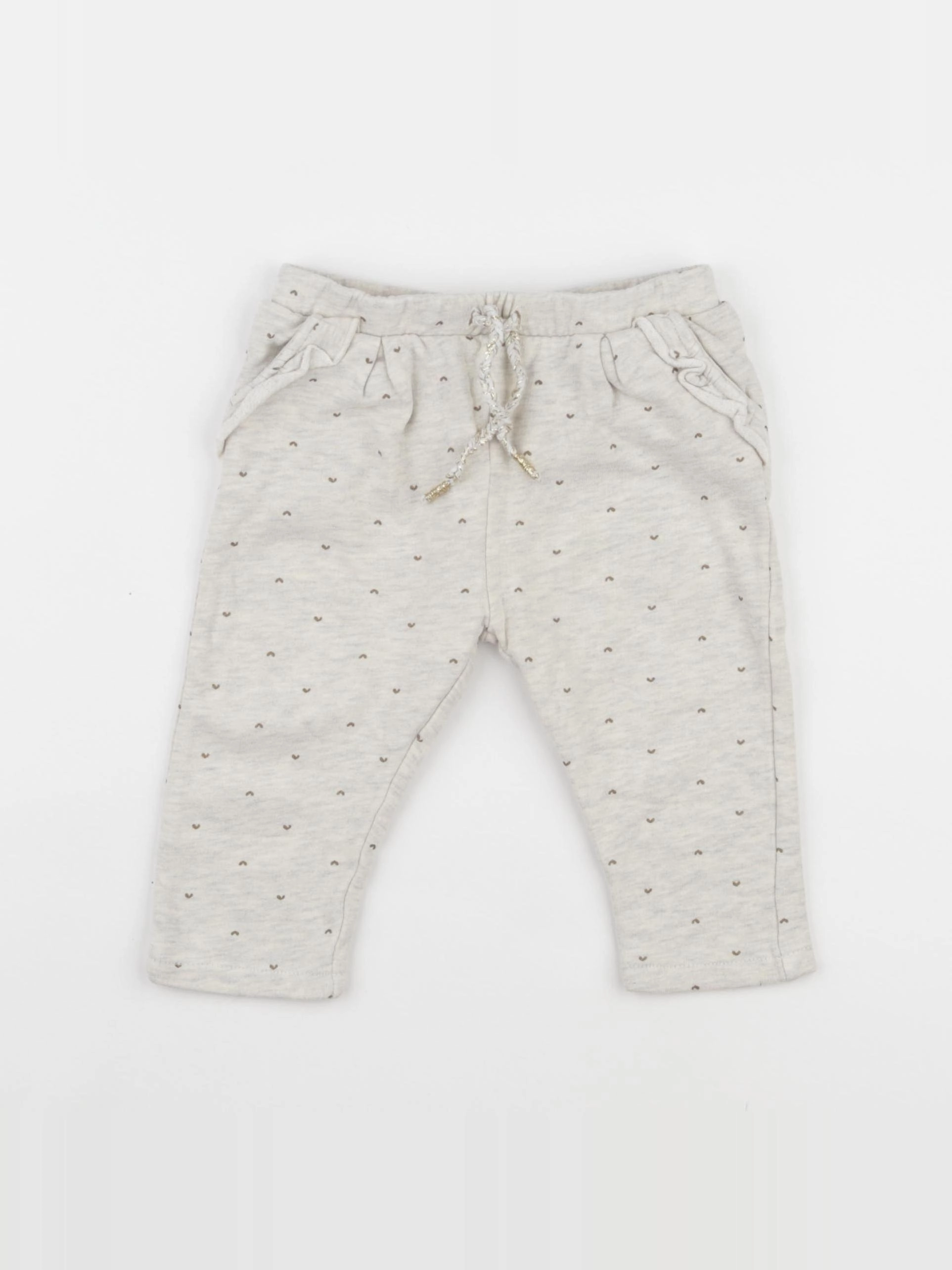 Vertbaudet - jogging beige - 18 mois