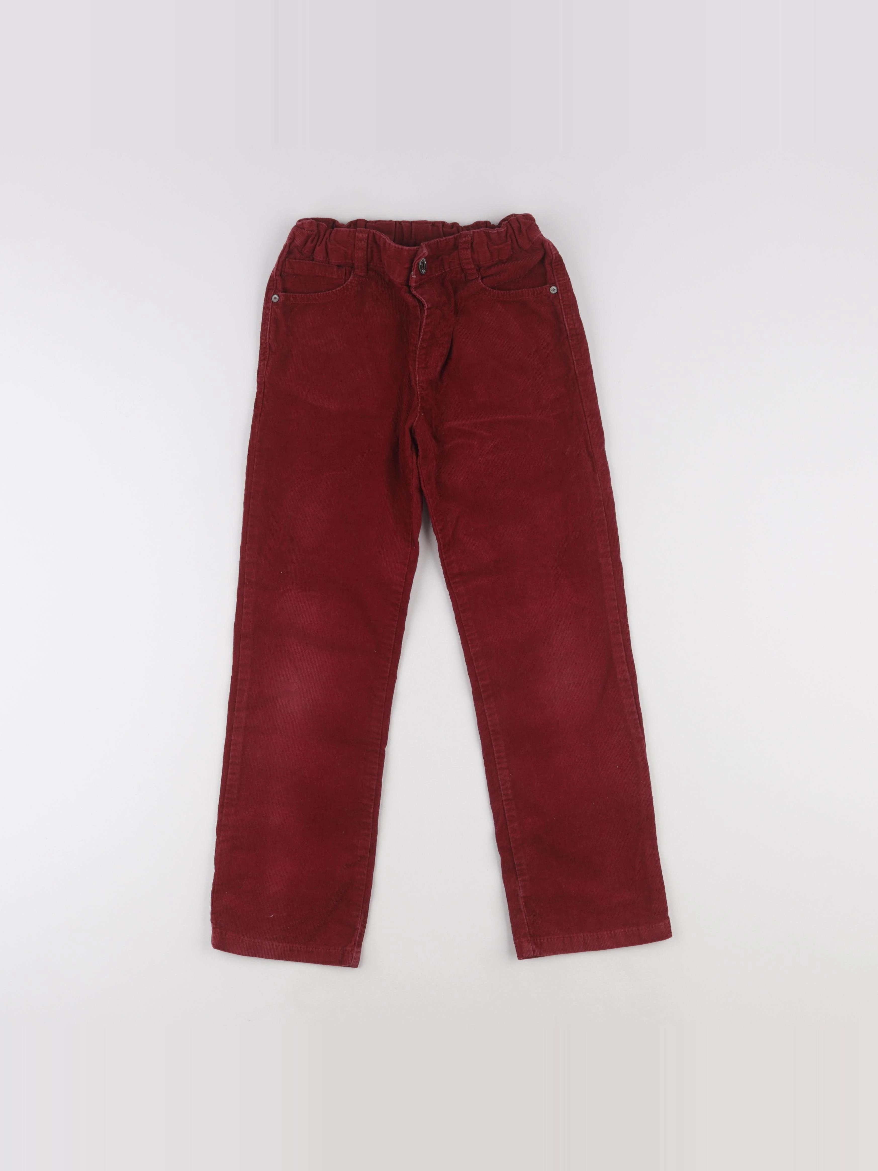 Cyrillus - pantalon rouge - 8 ans