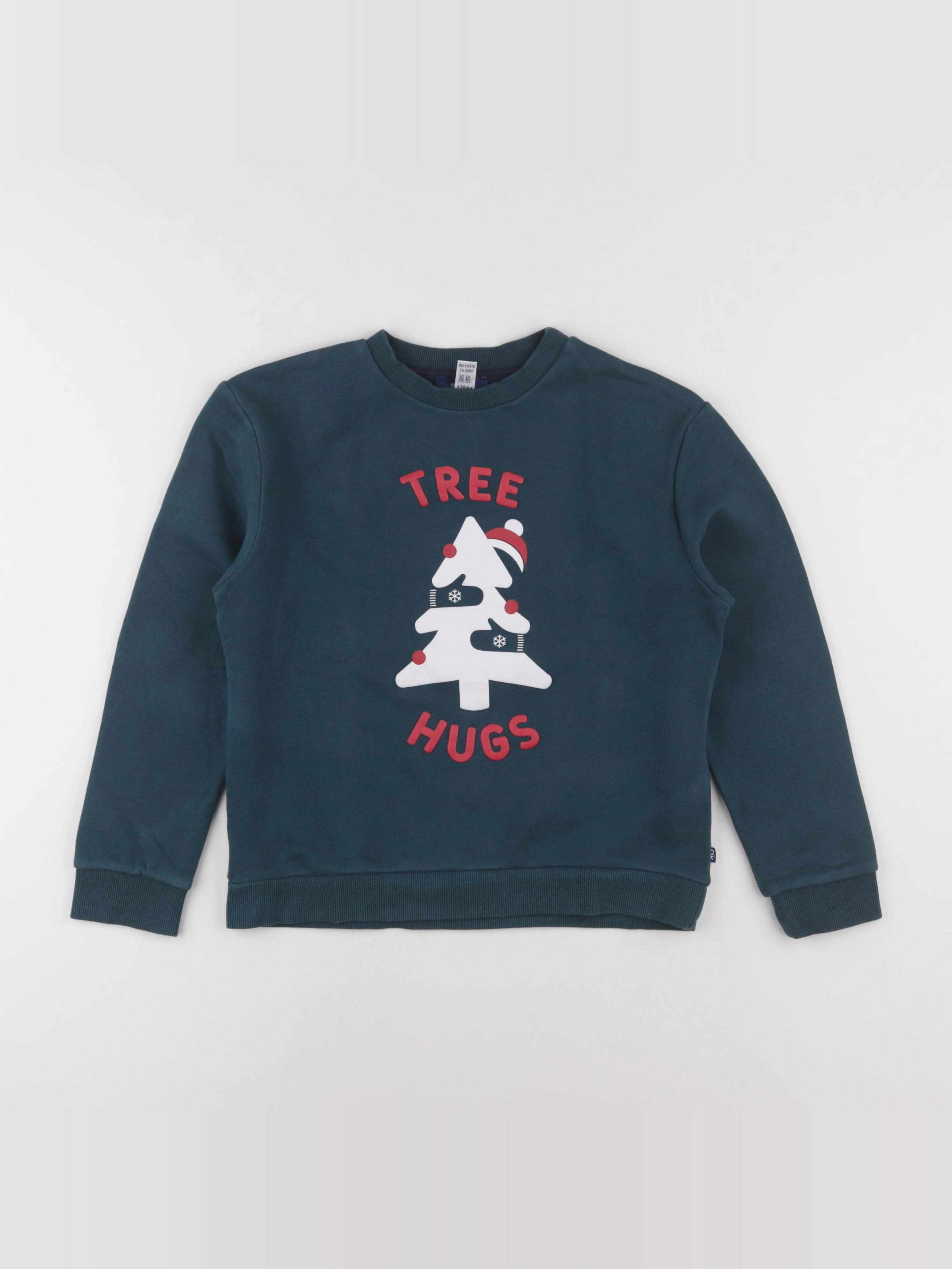 Okaidi - sweat vert - 8 ans