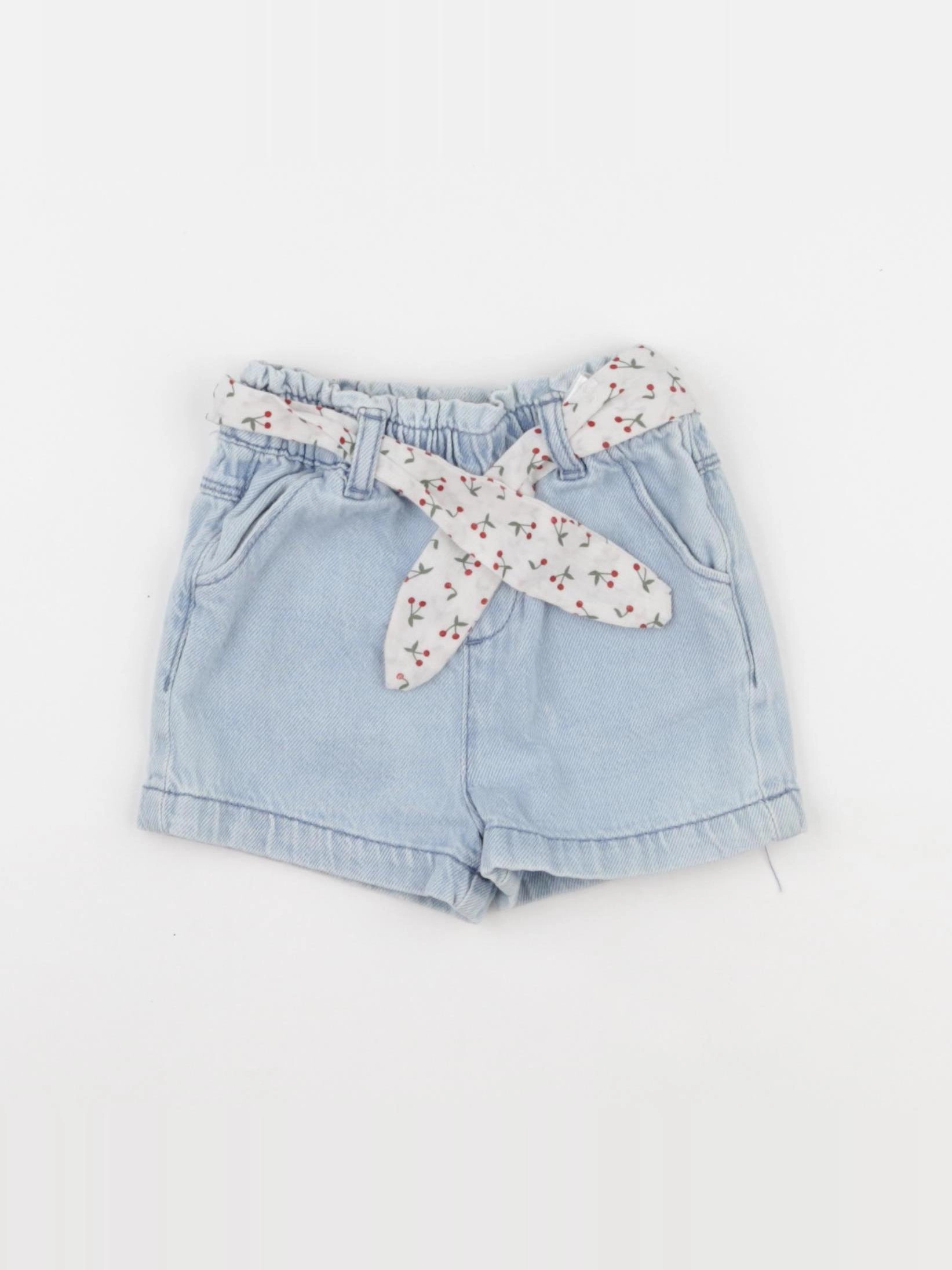 Vertbaudet - short bleu - 18 mois