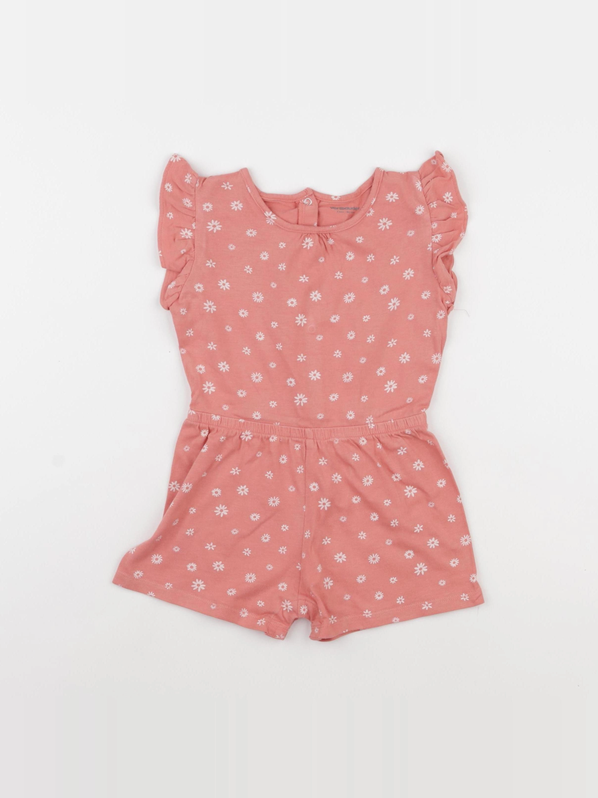 Vertbaudet - combinaison rose - 2 ans