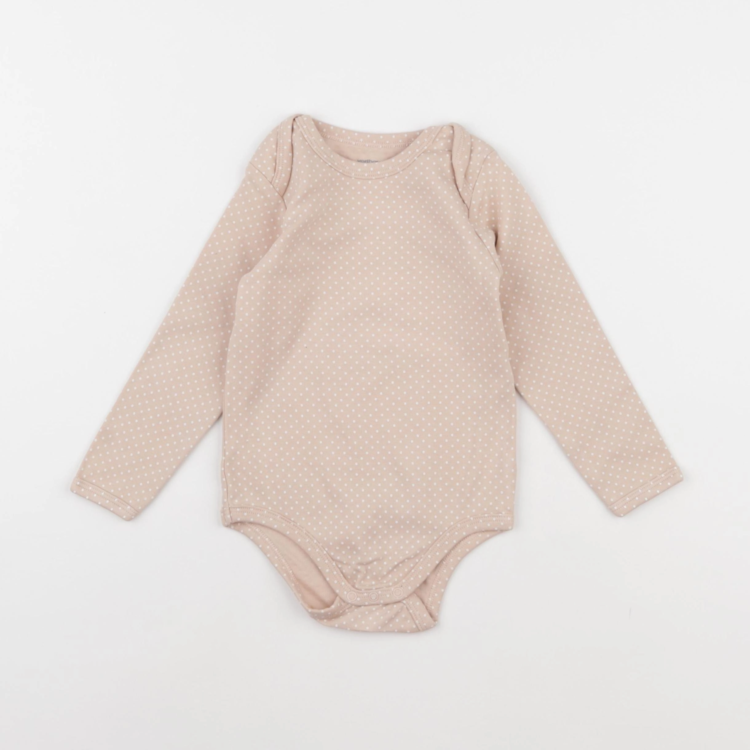 Vertbaudet - body beige - 36 mois
