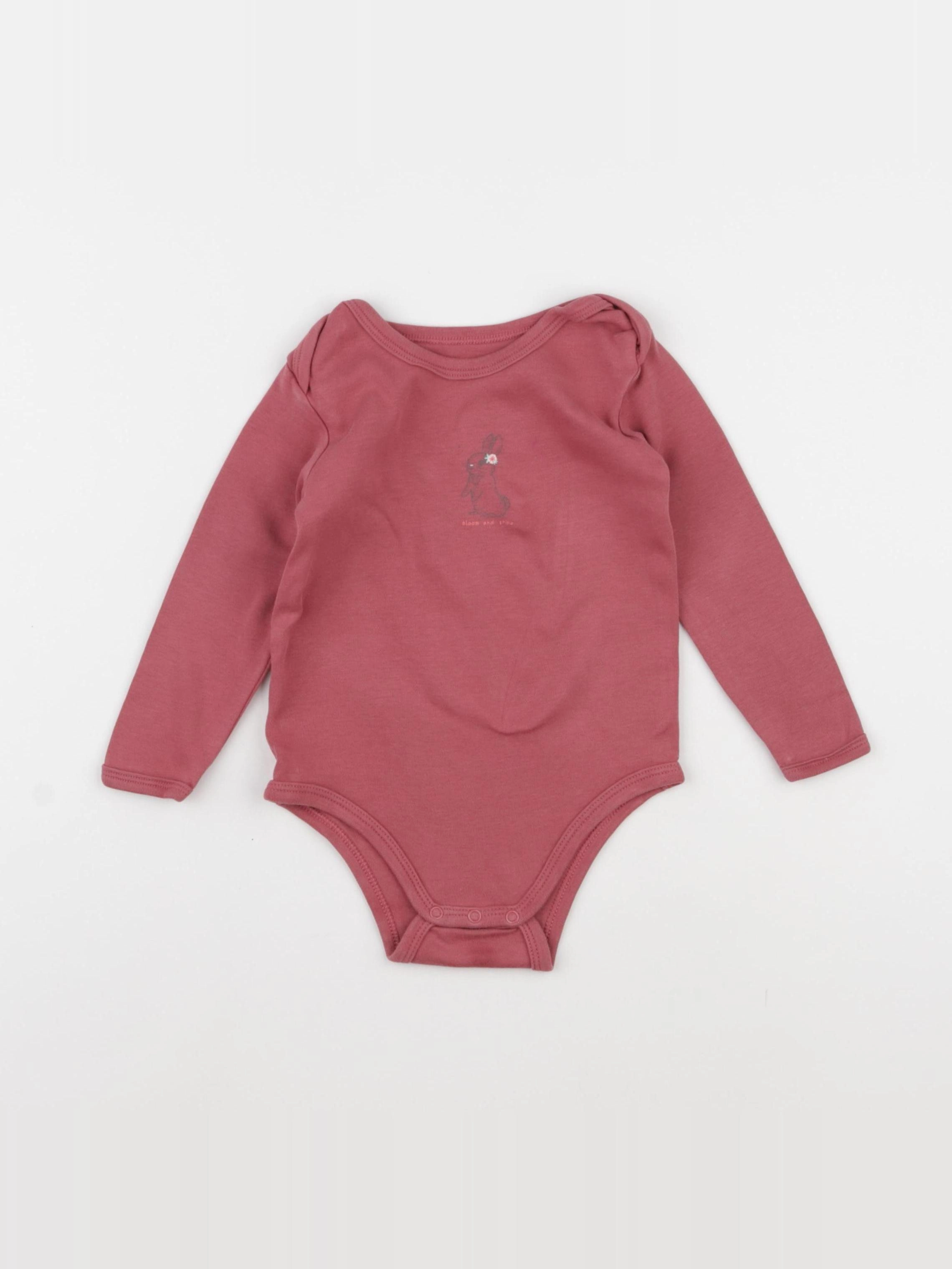Vertbaudet - body rose - 24 mois