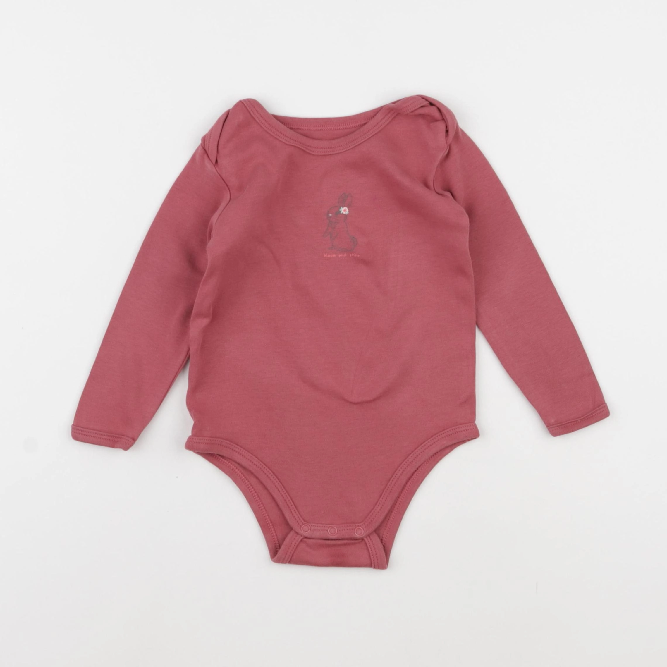 Vertbaudet - body rose - 24 mois