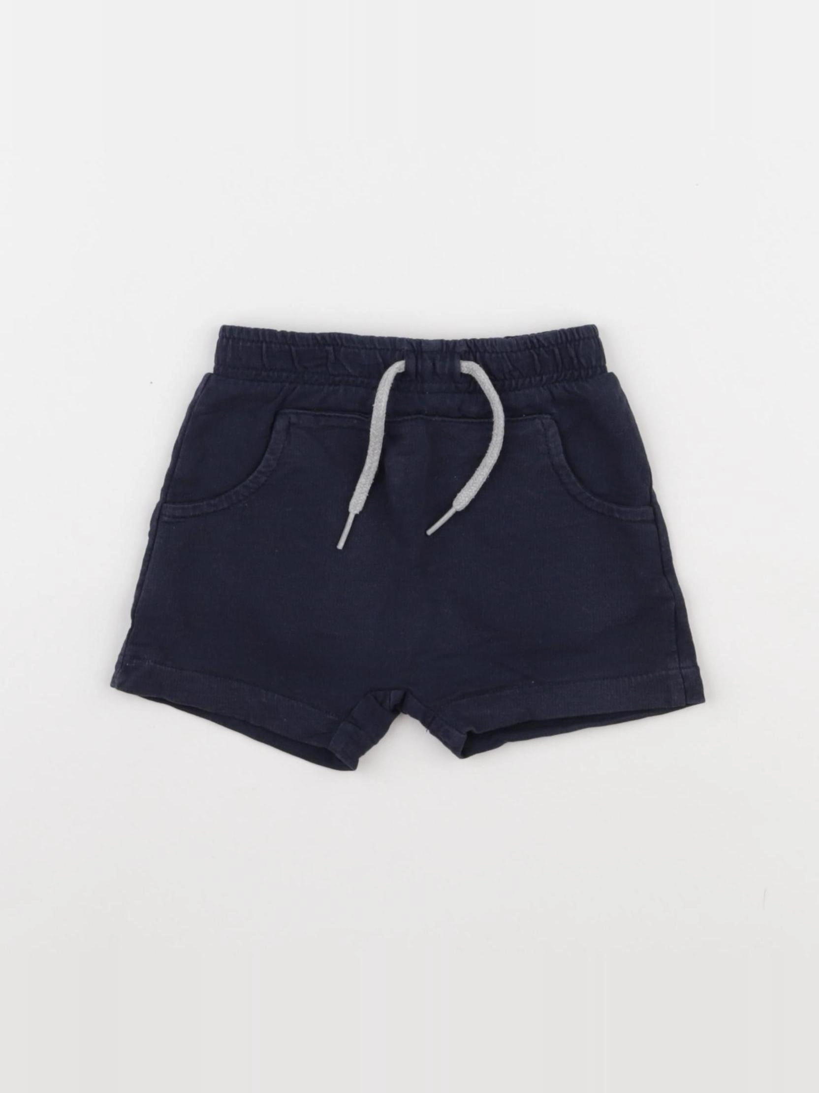 Vertbaudet - short bleu - 9 mois