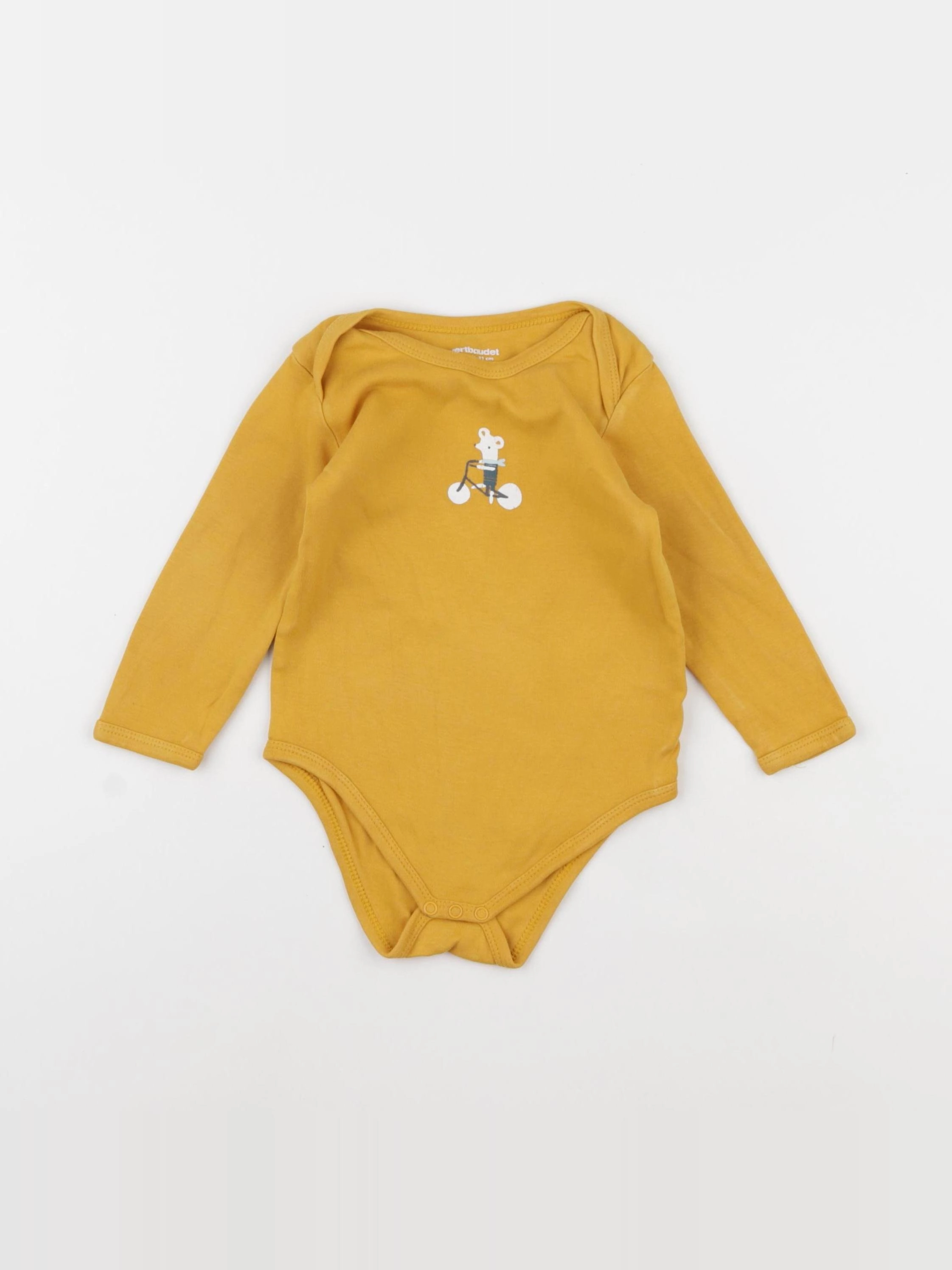 Vertbaudet - body jaune - 18 mois