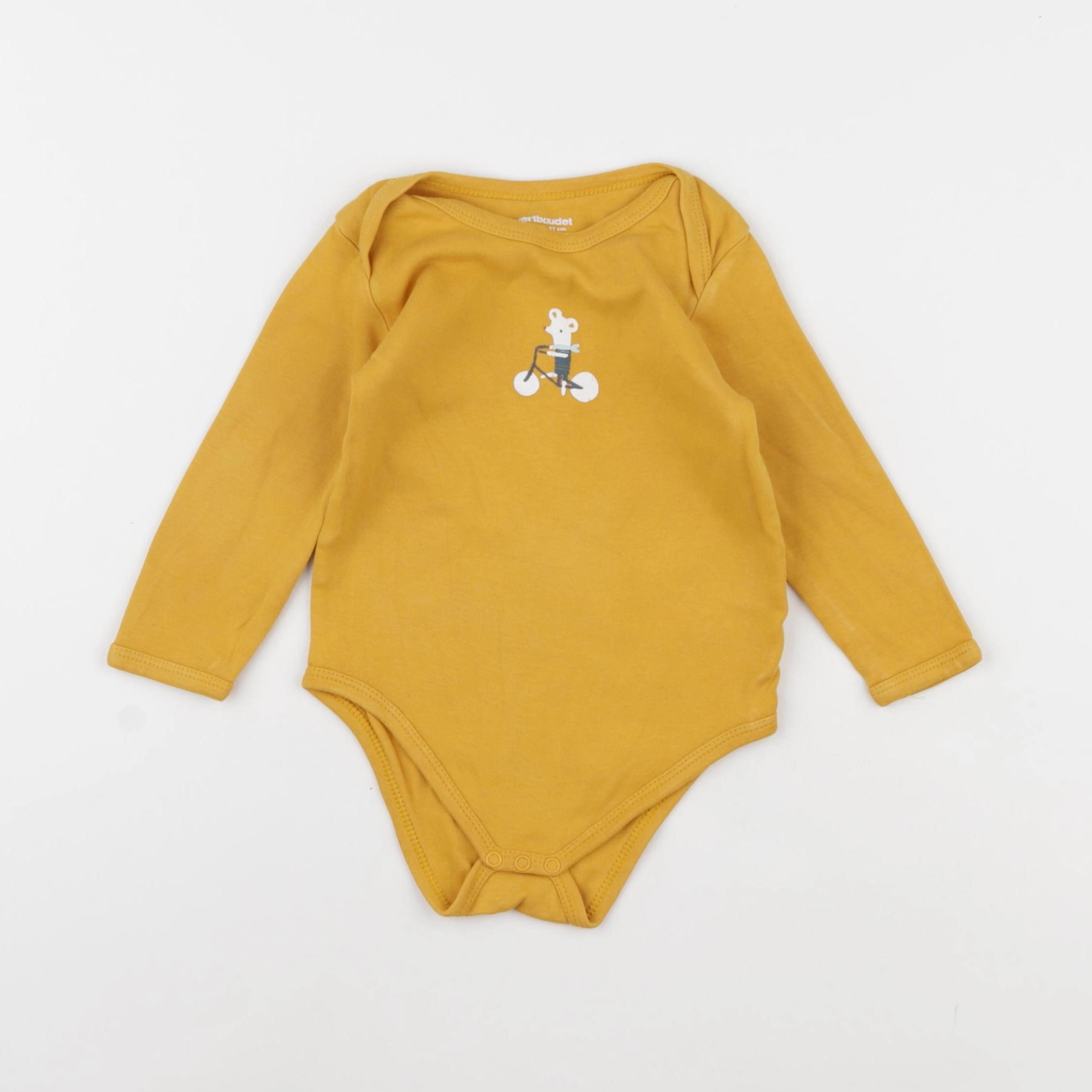 Vertbaudet - body jaune - 18 mois