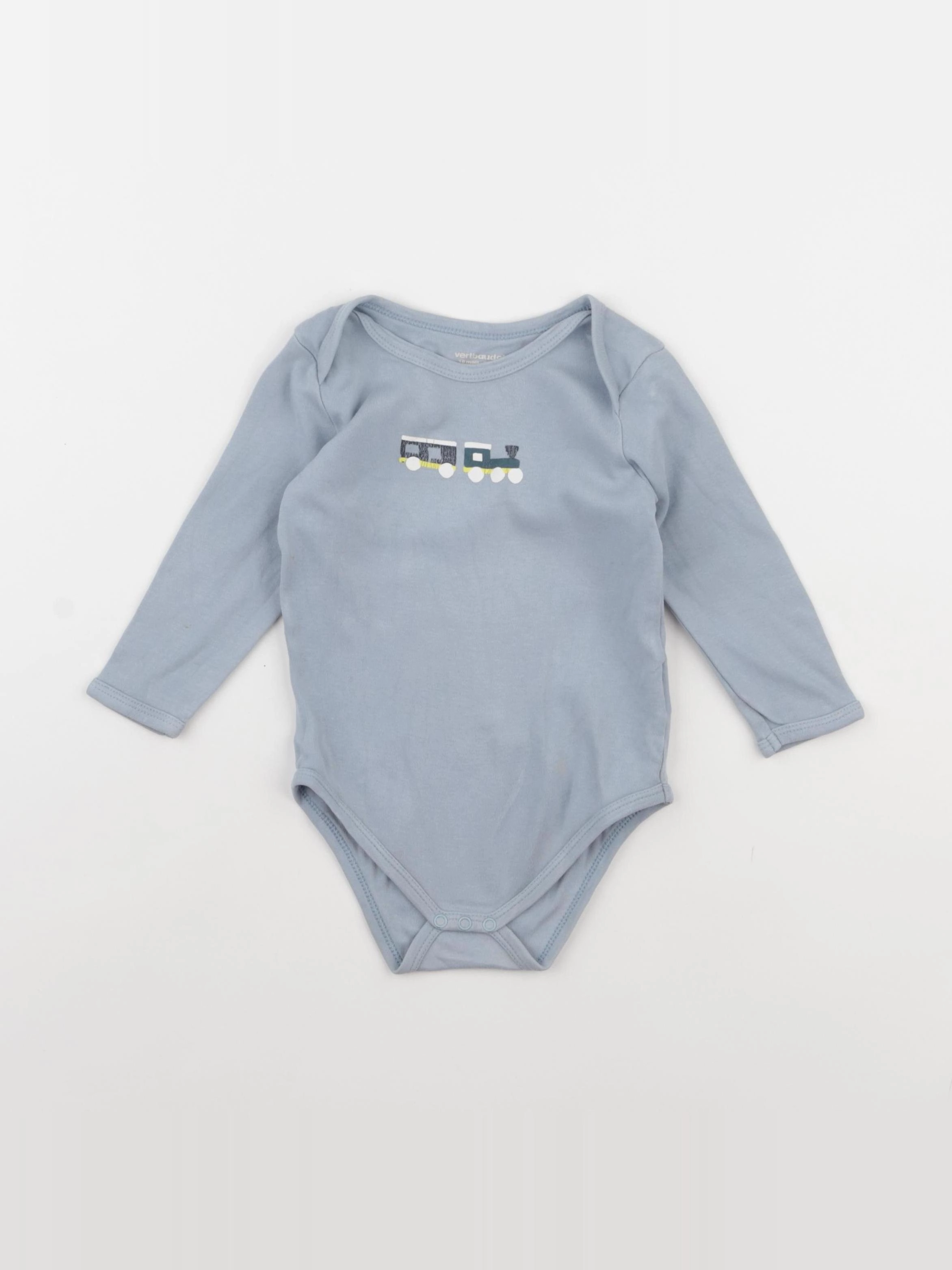 Vertbaudet - body bleu - 18 mois