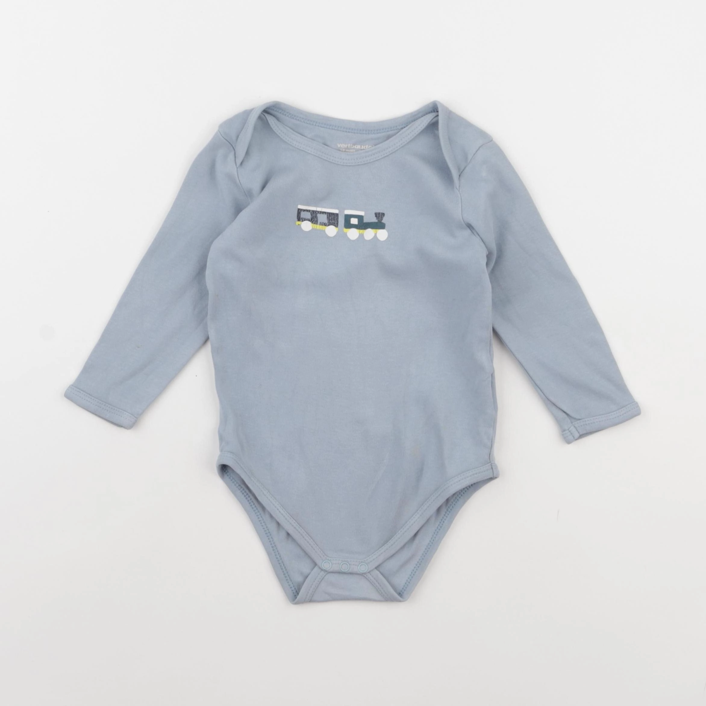 Vertbaudet - body bleu - 18 mois