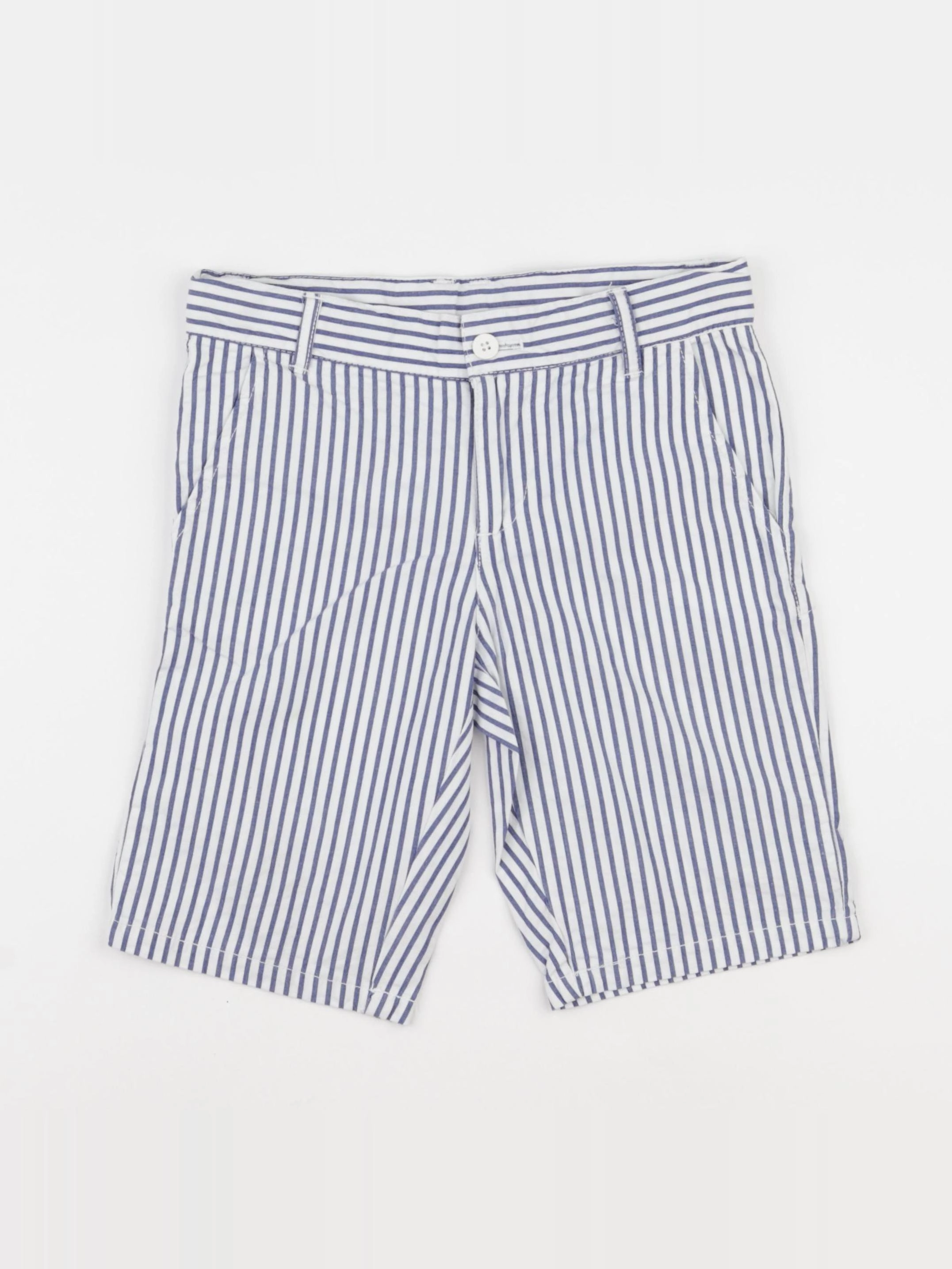 Jacadi - short blanc, bleu - 10 ans