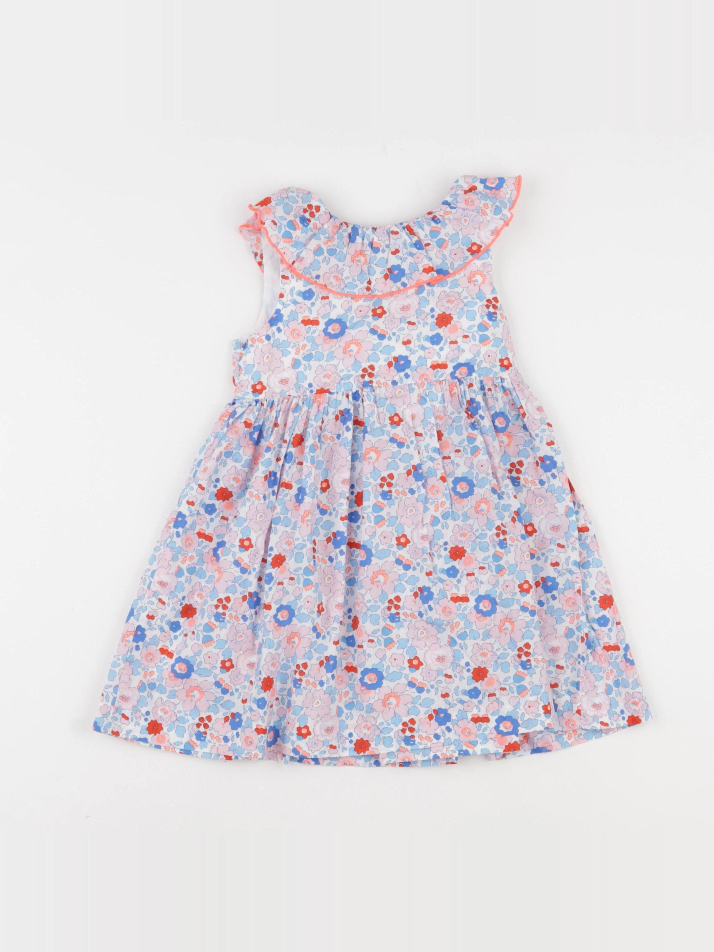 Jacadi - robe liberty multicolore - 24 mois