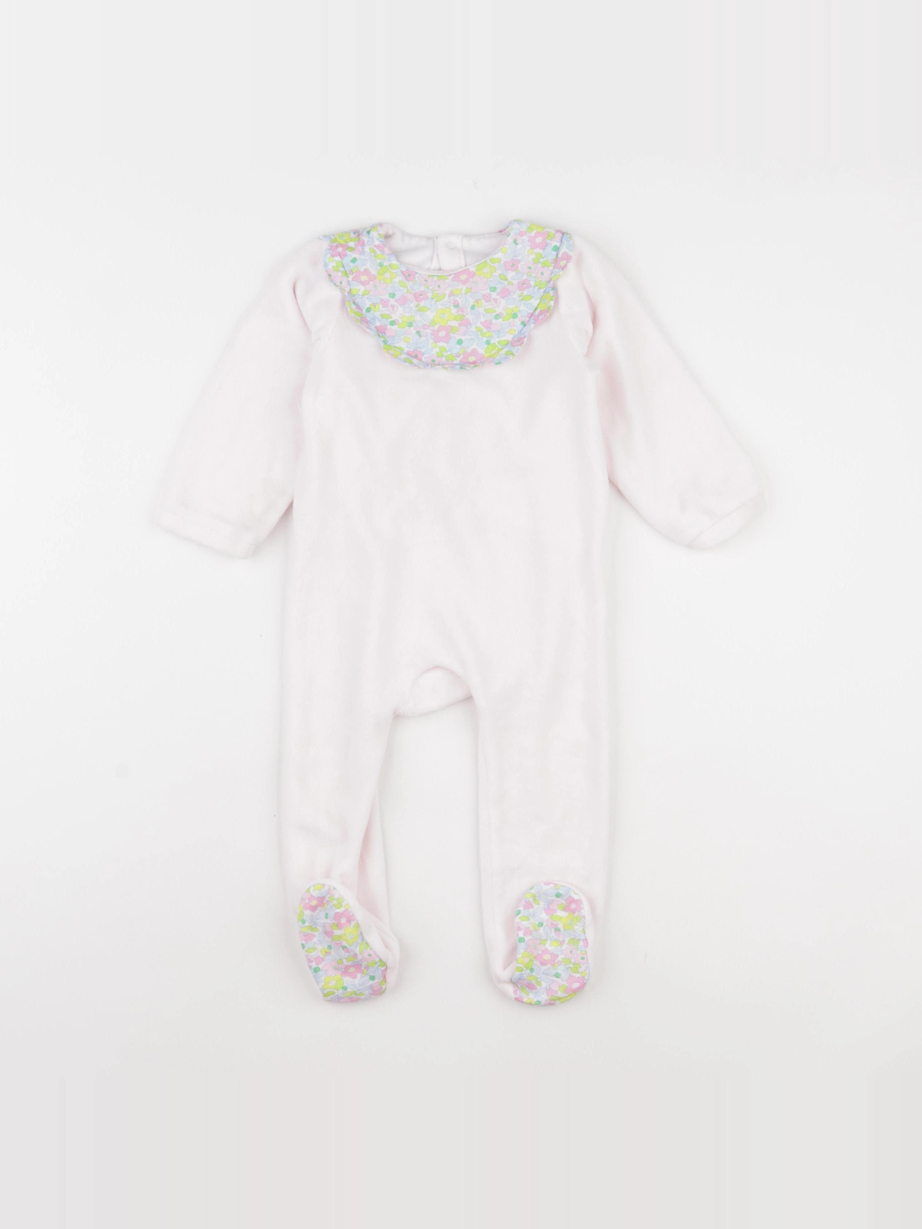 Jacadi - pyjama velours rose - 18 mois
