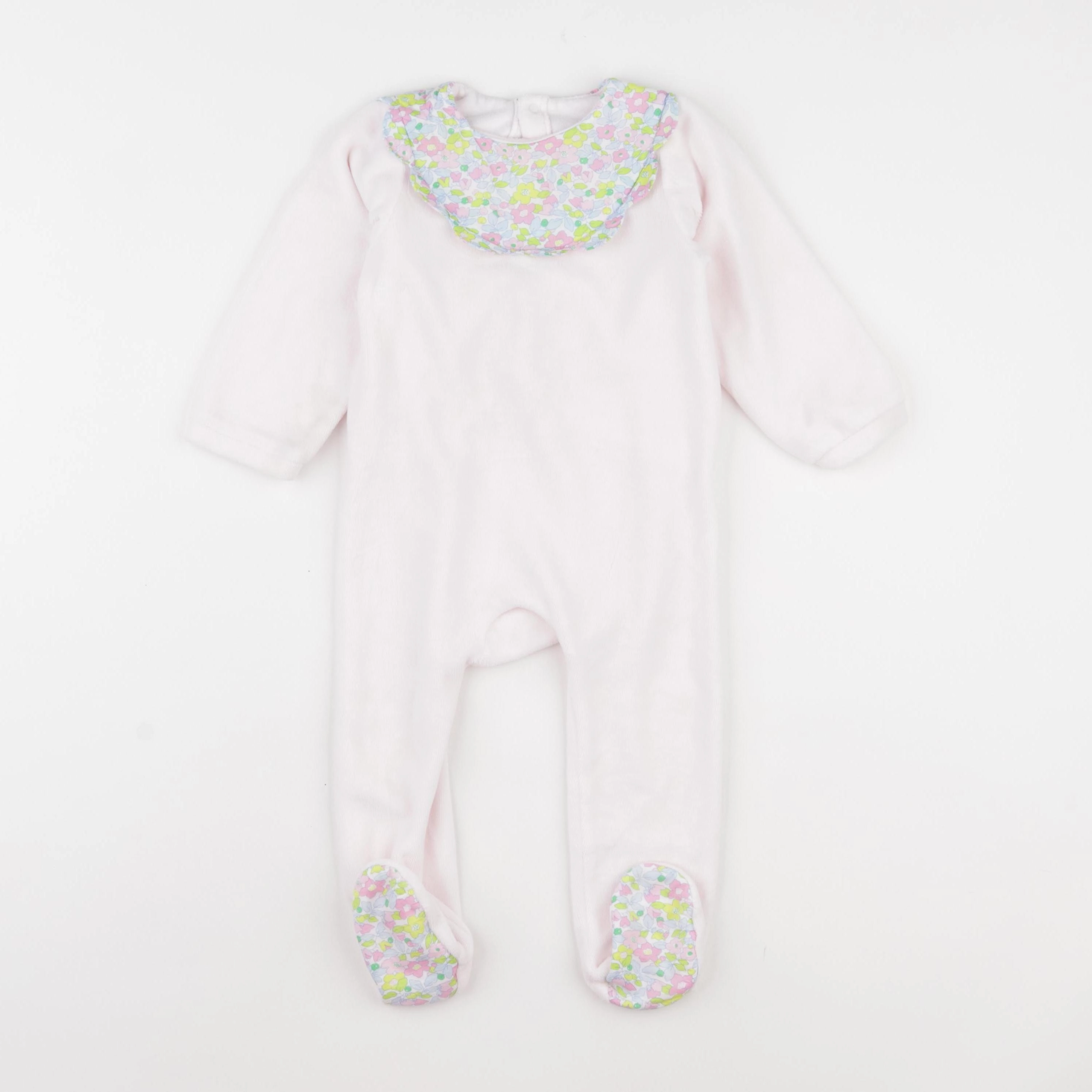 Jacadi - pyjama velours rose - 18 mois