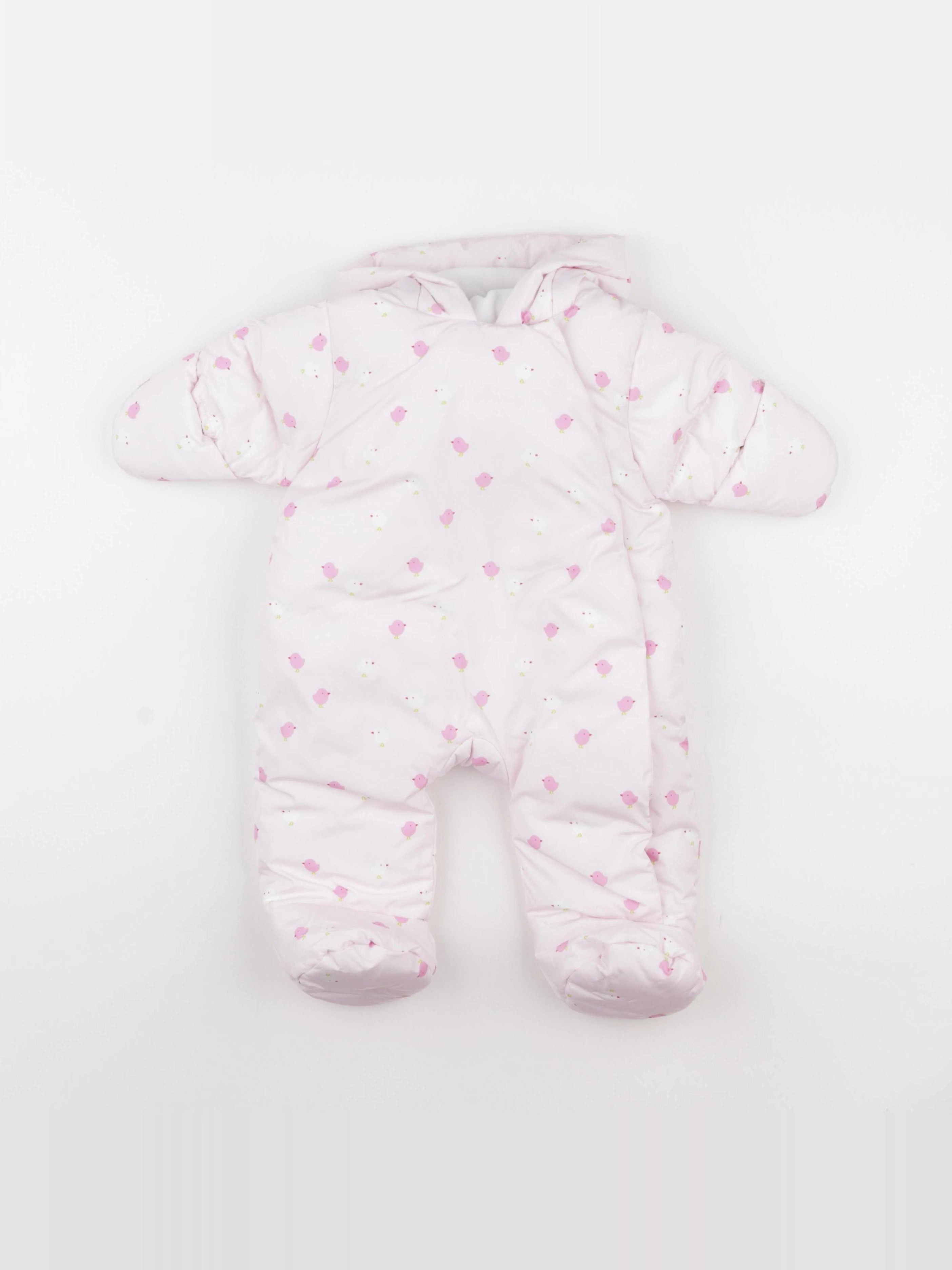 Jacadi - combi-pilote rose - 3 mois