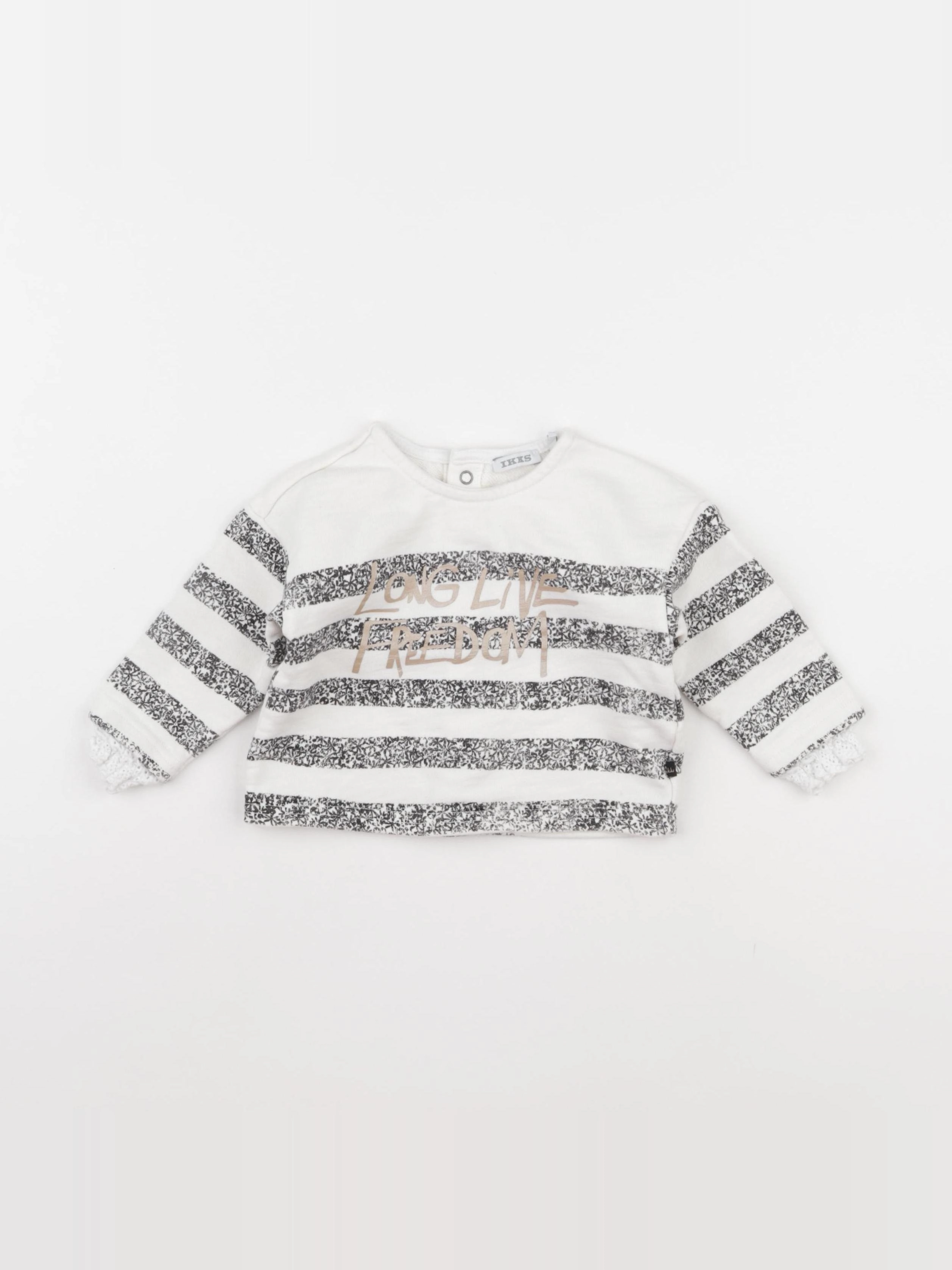 IKKS - sweat multicolore - 12 mois