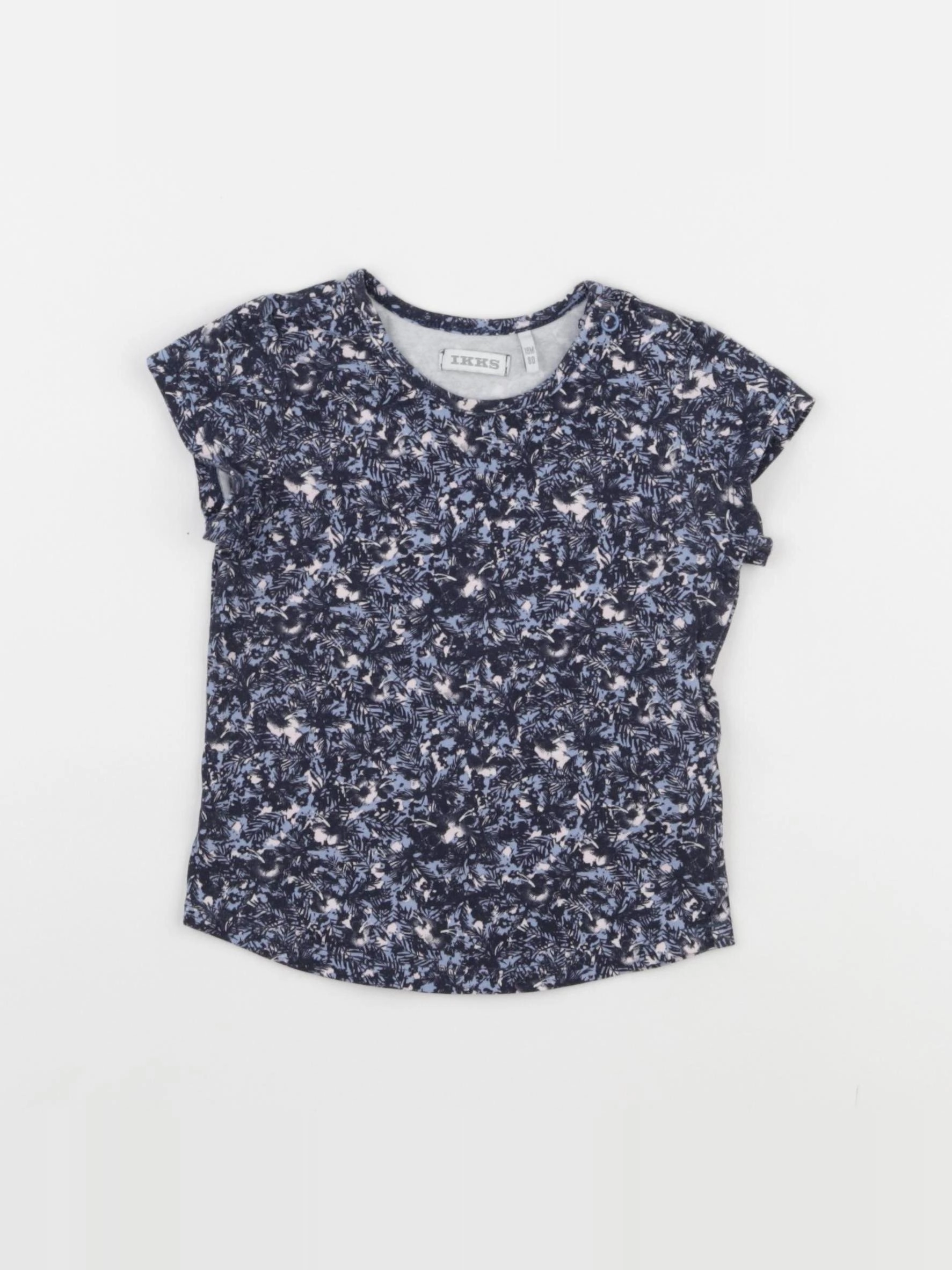 IKKS - tee-shirt bleu - 18 mois