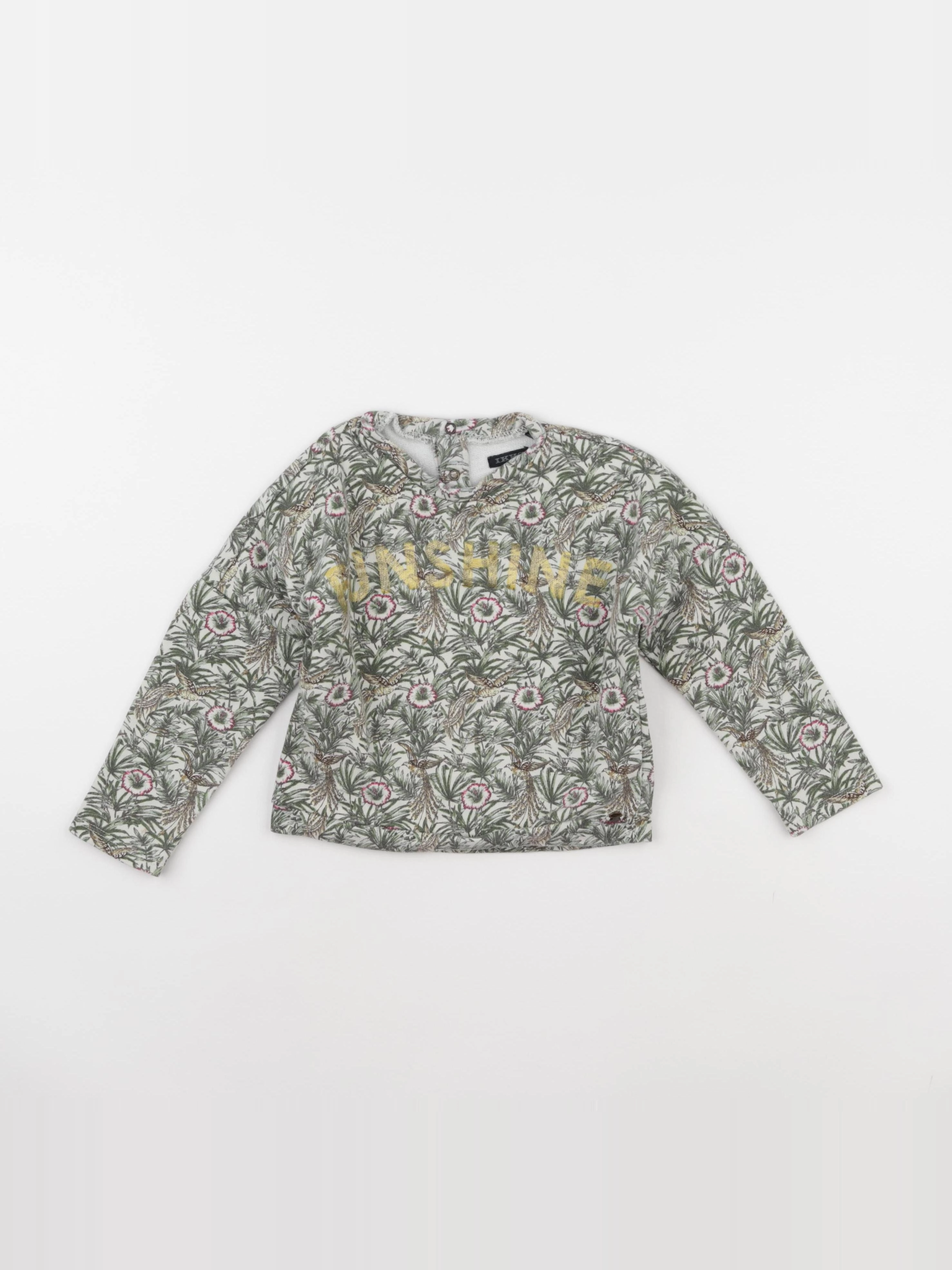IKKS - sweat vert - 4 ans