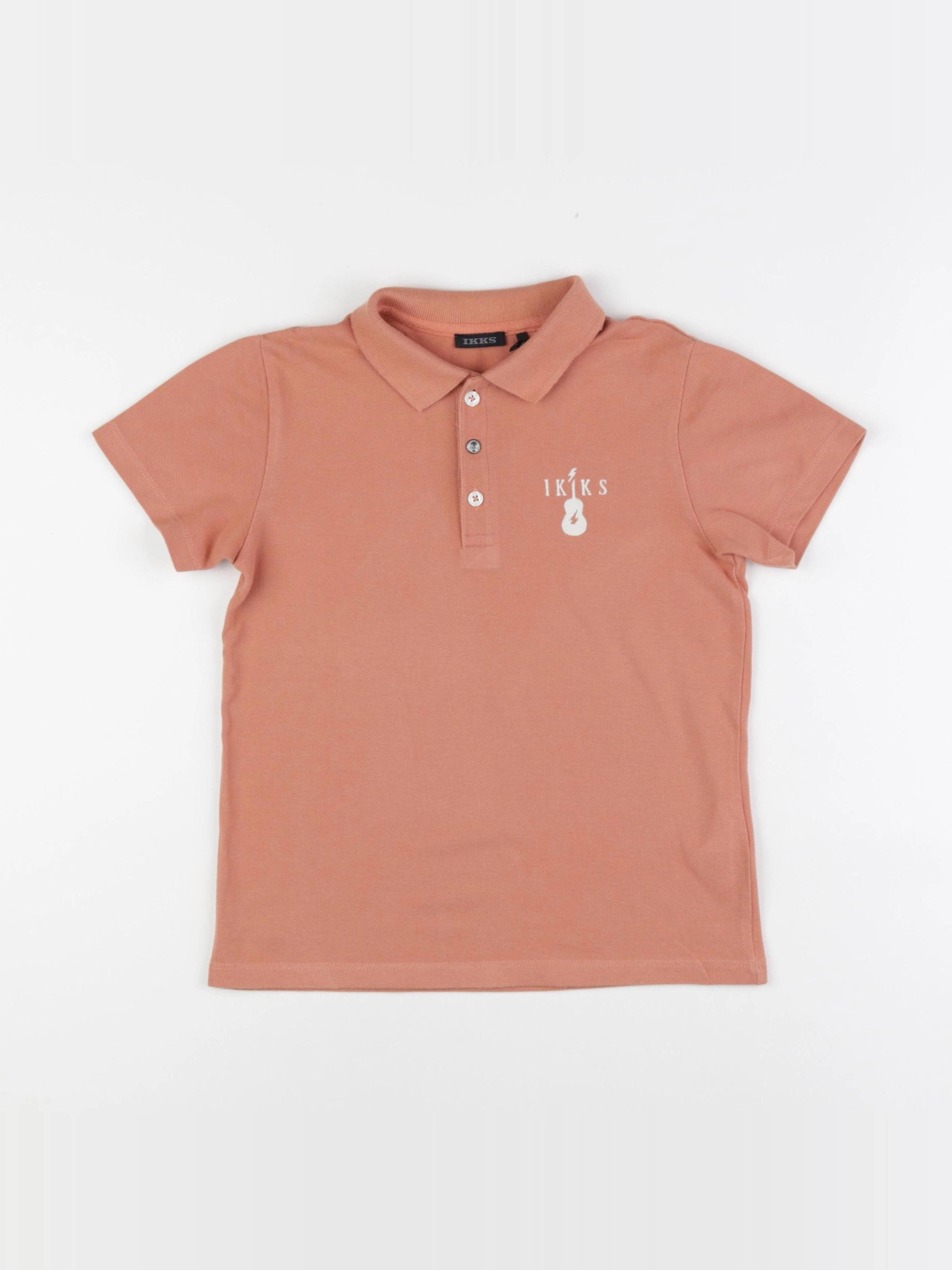 IKKS - polo orange - 6 ans