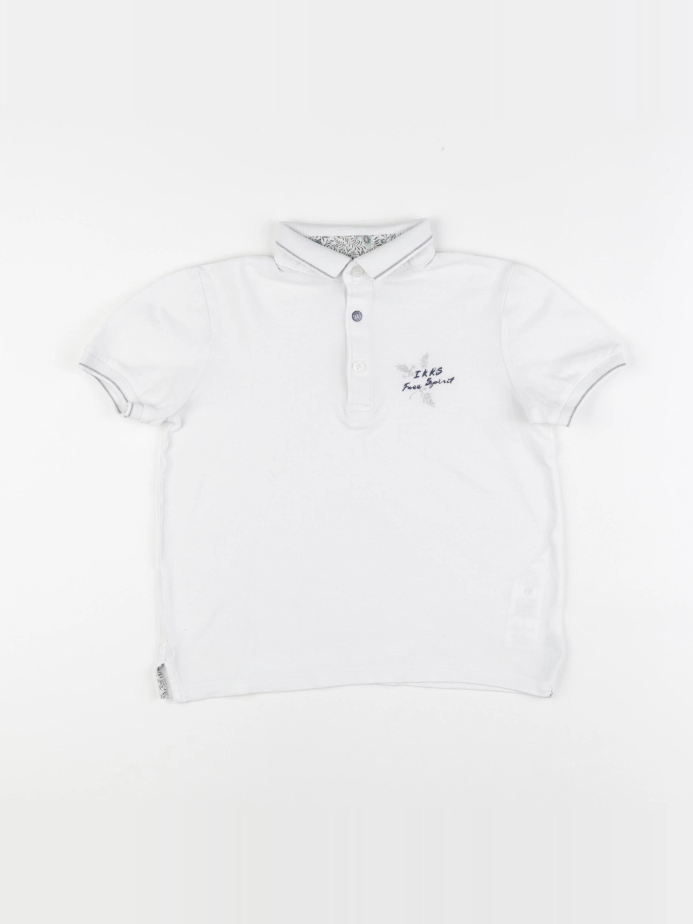 IKKS - polo blanc - 6 ans