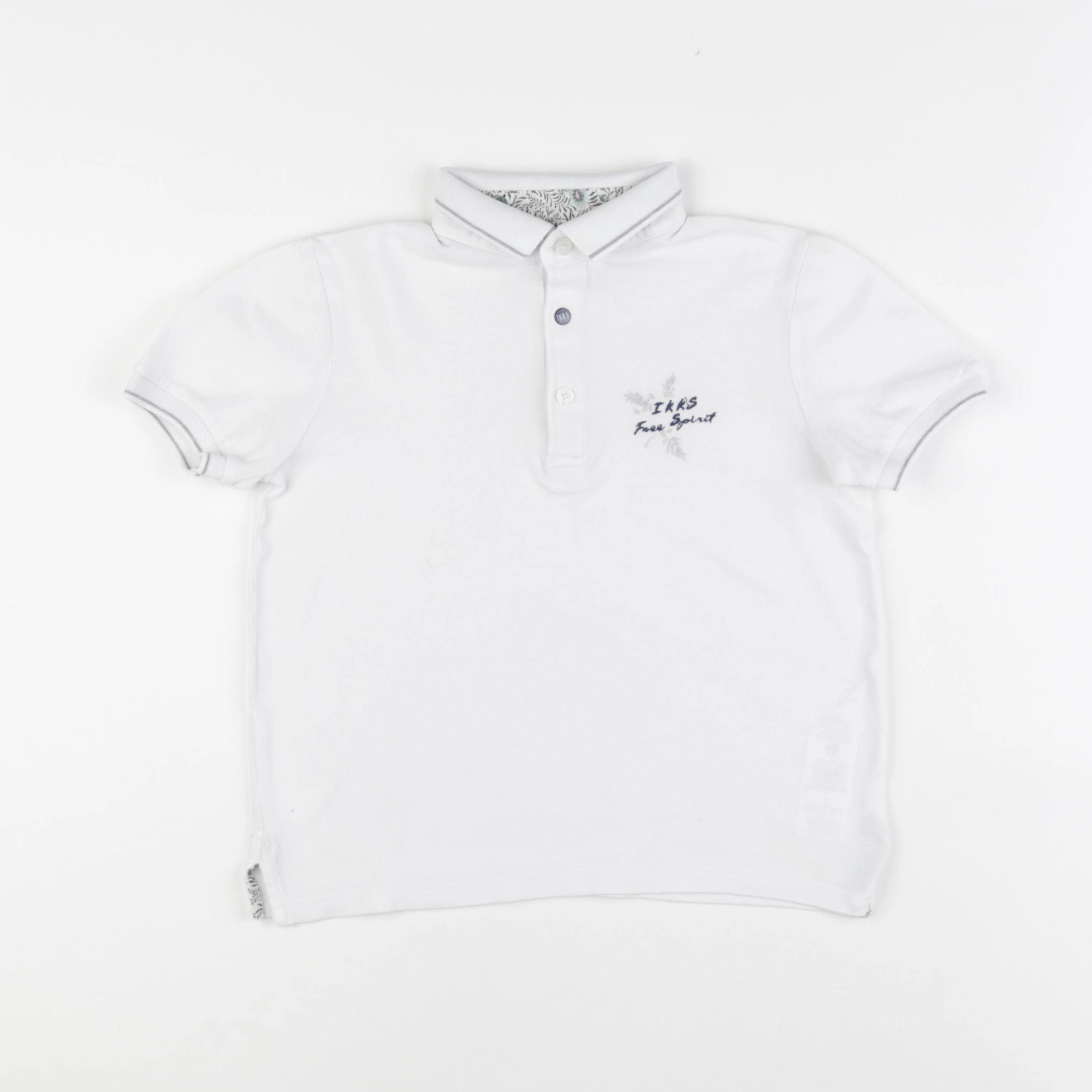 IKKS - polo blanc - 6 ans