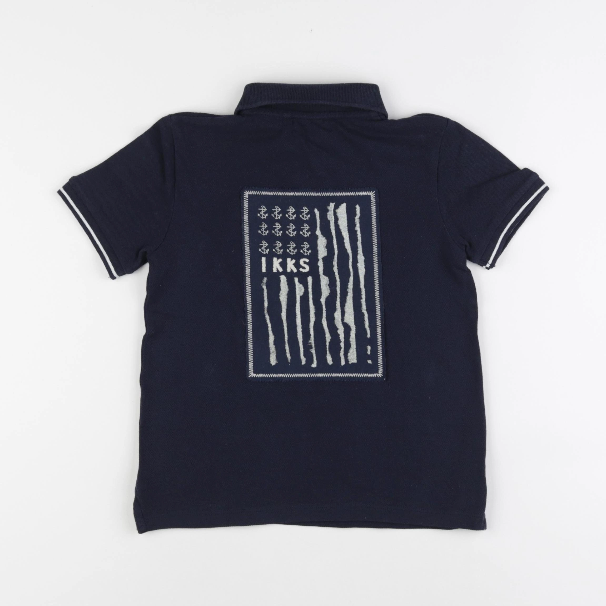 IKKS - polo imprimé au dos bleu - 6 ans