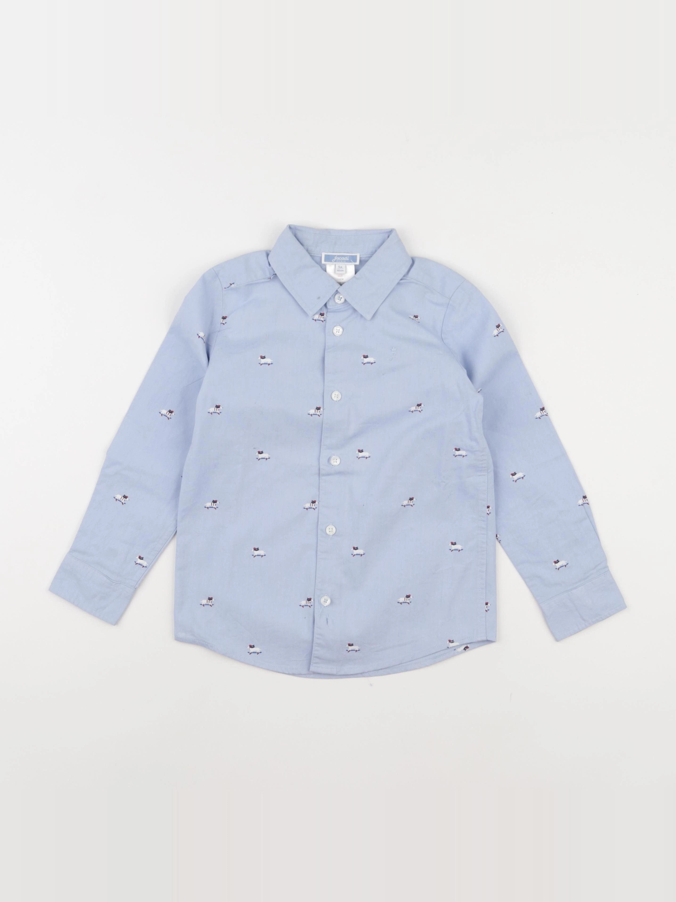 Jacadi - chemise bleu - 5 ans