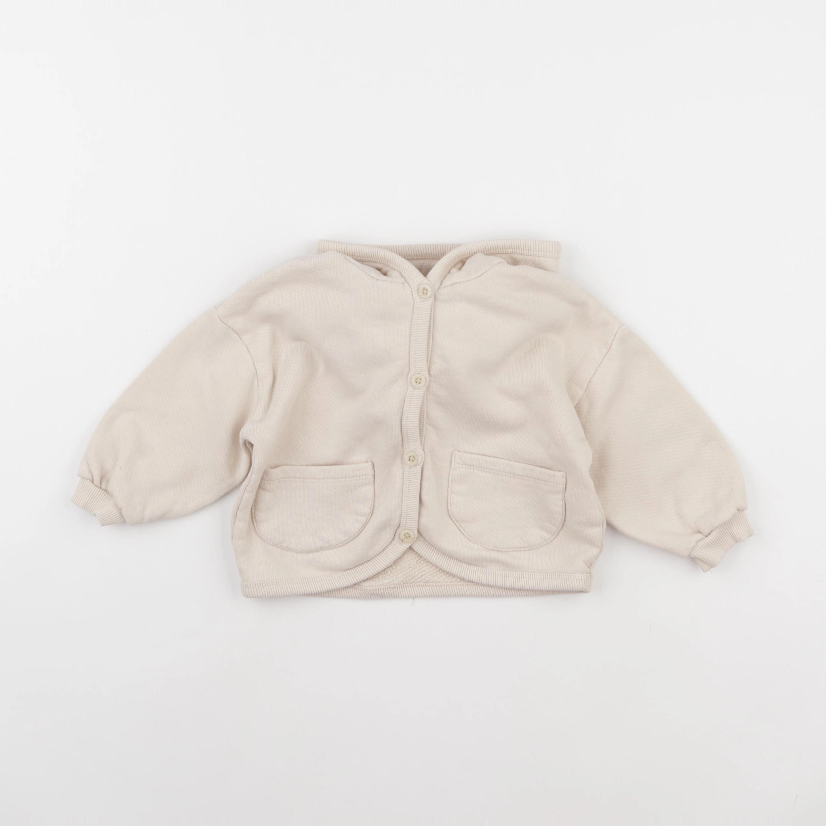 Zara - sweat marron - 9/12 mois