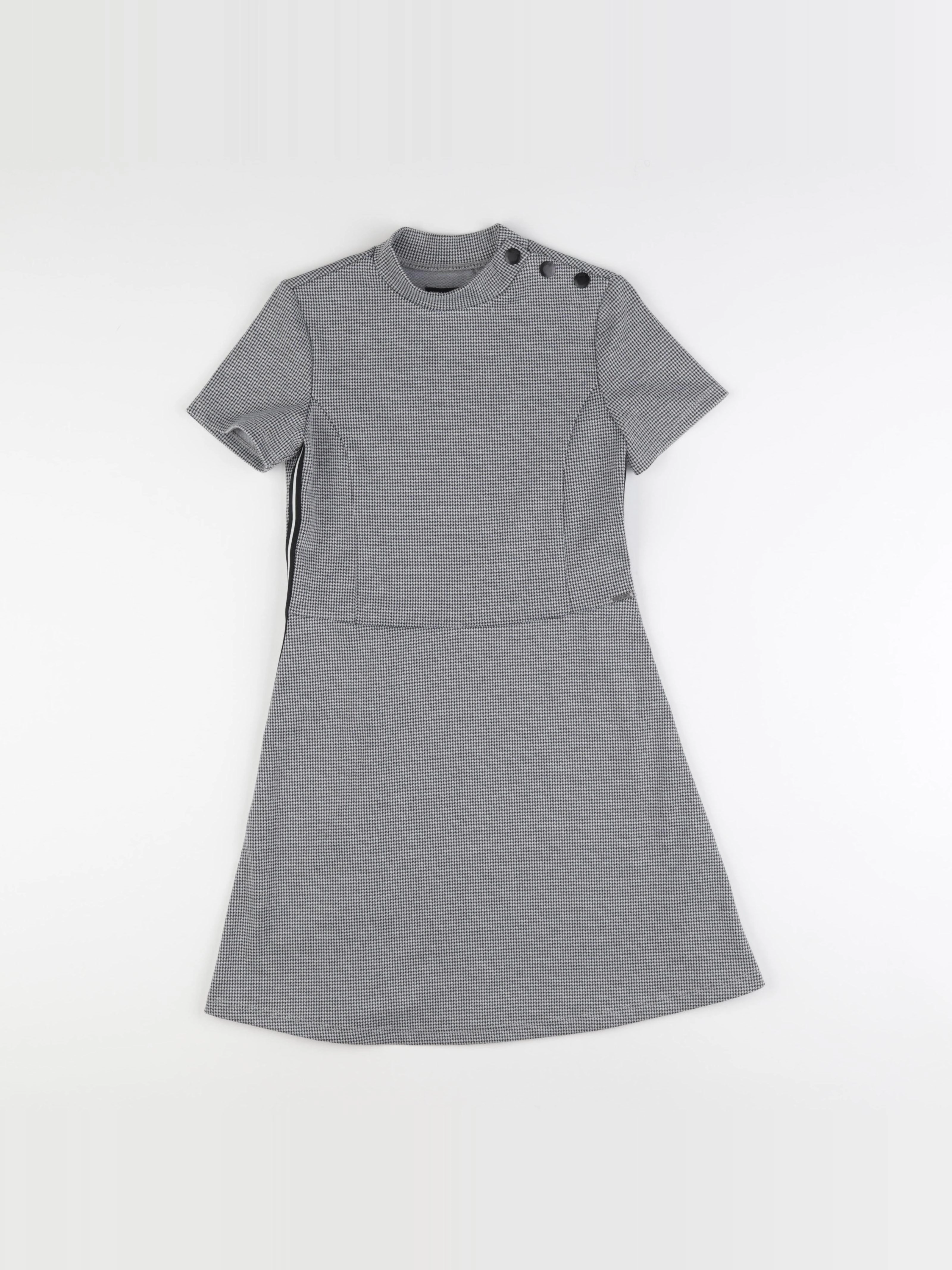 IKKS - robe gris - 10 ans