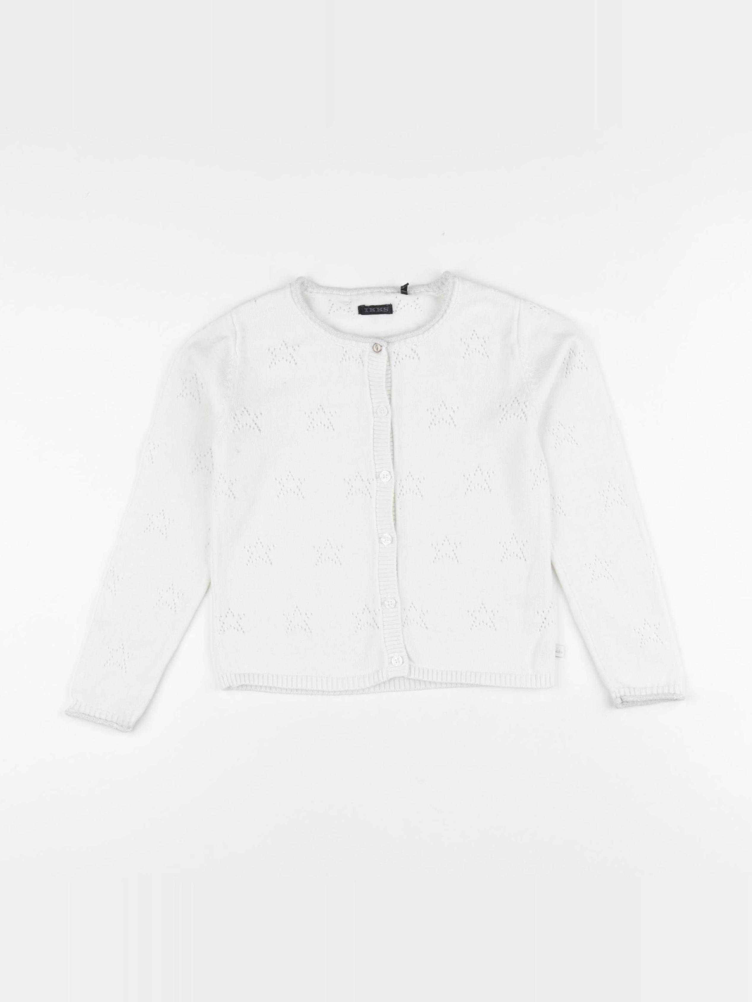 IKKS - gilet blanc - 6 ans