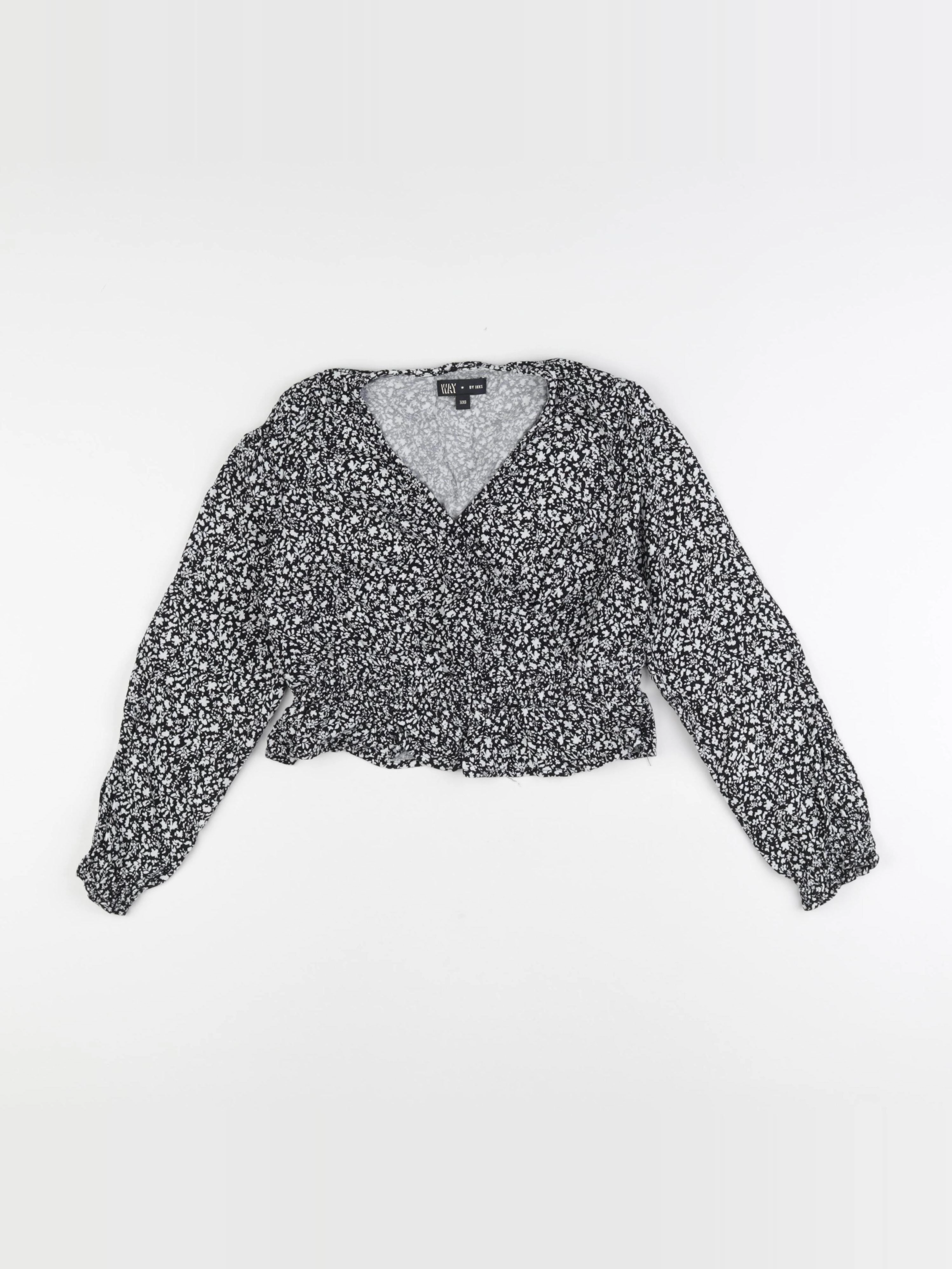 IKKS - blouse noir - 10 ans