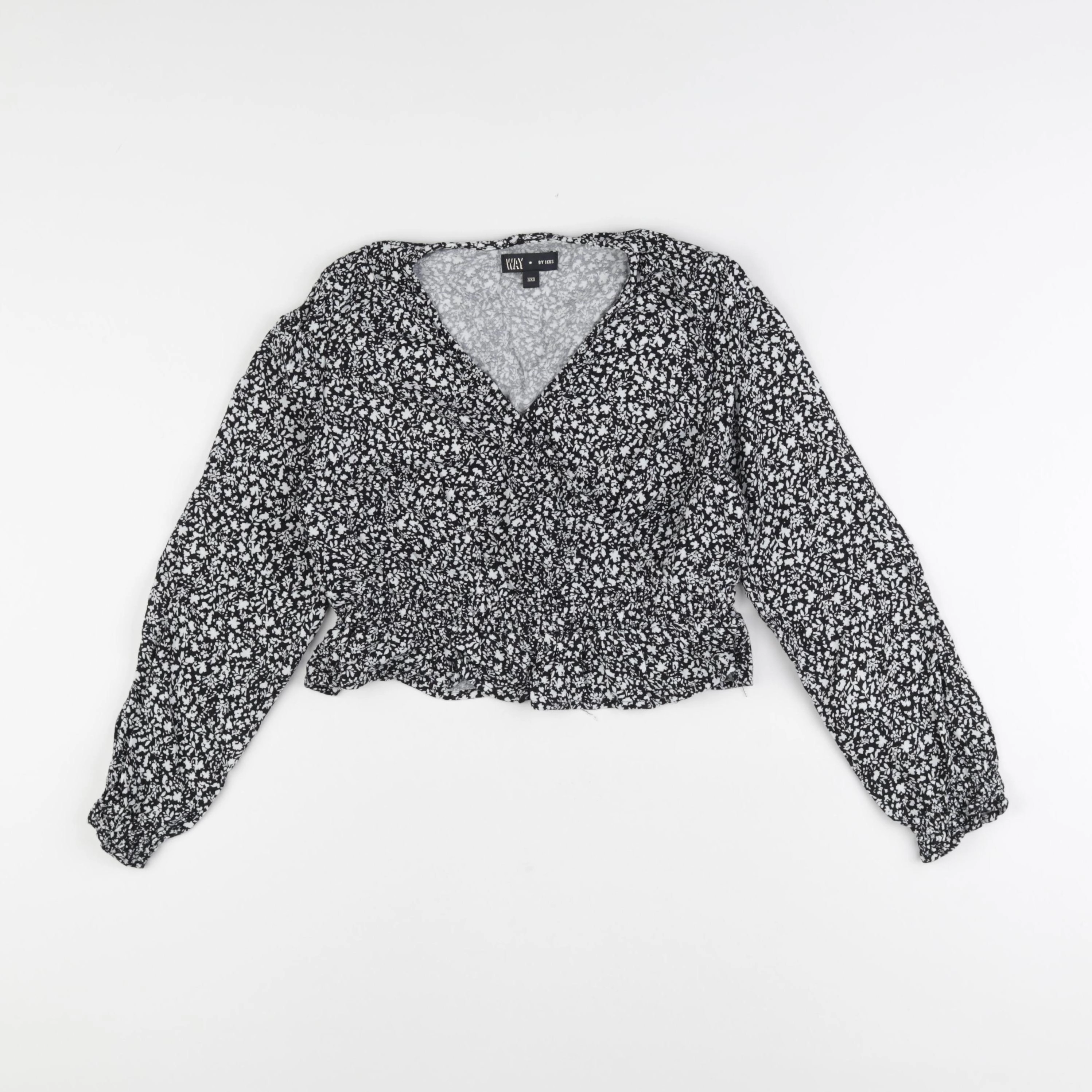 IKKS - blouse noir - 10 ans