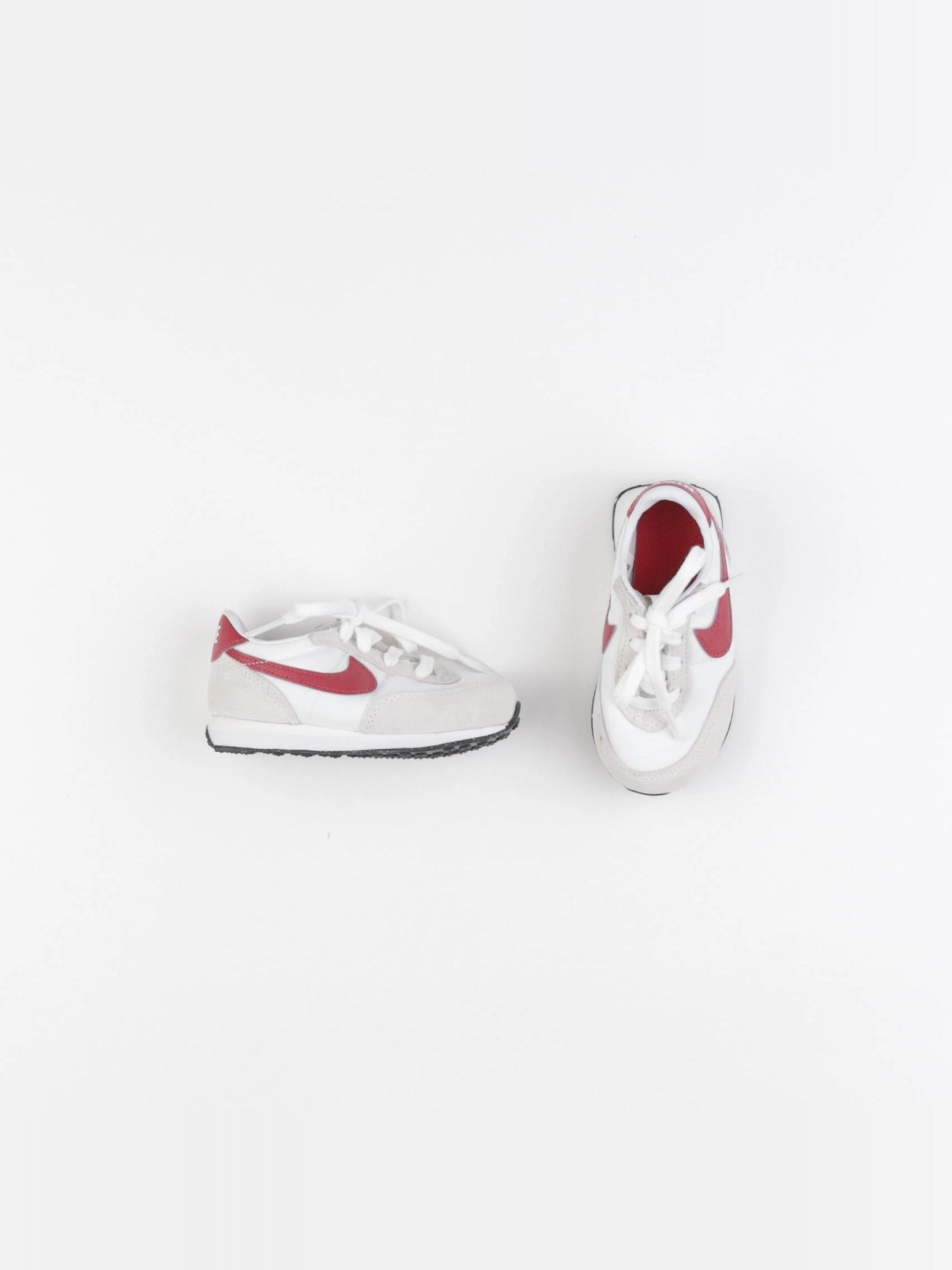 Nike - baskets beige, rouge - pointure 22