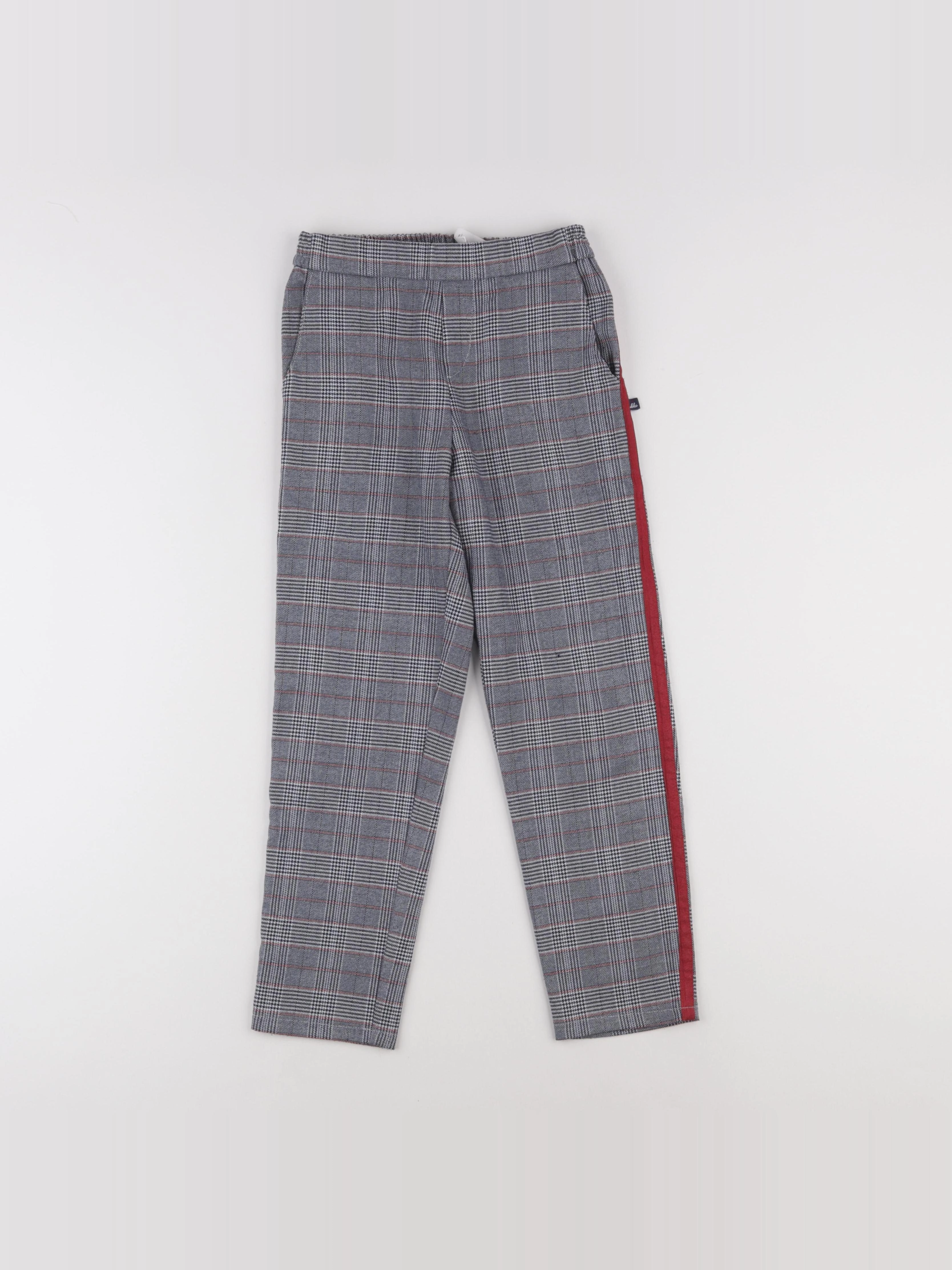 IKKS - pantalon gris - 8 ans