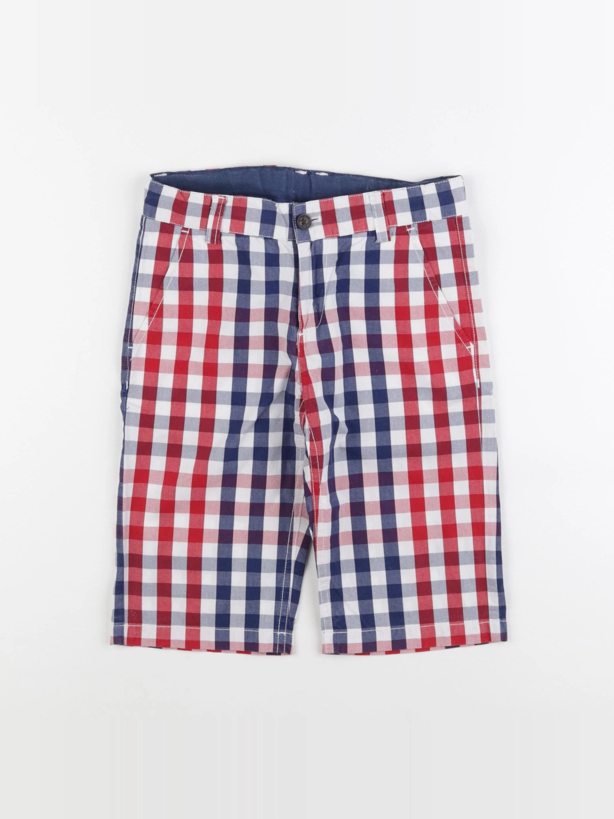 Jacadi - short bleu, rouge - 8 ans