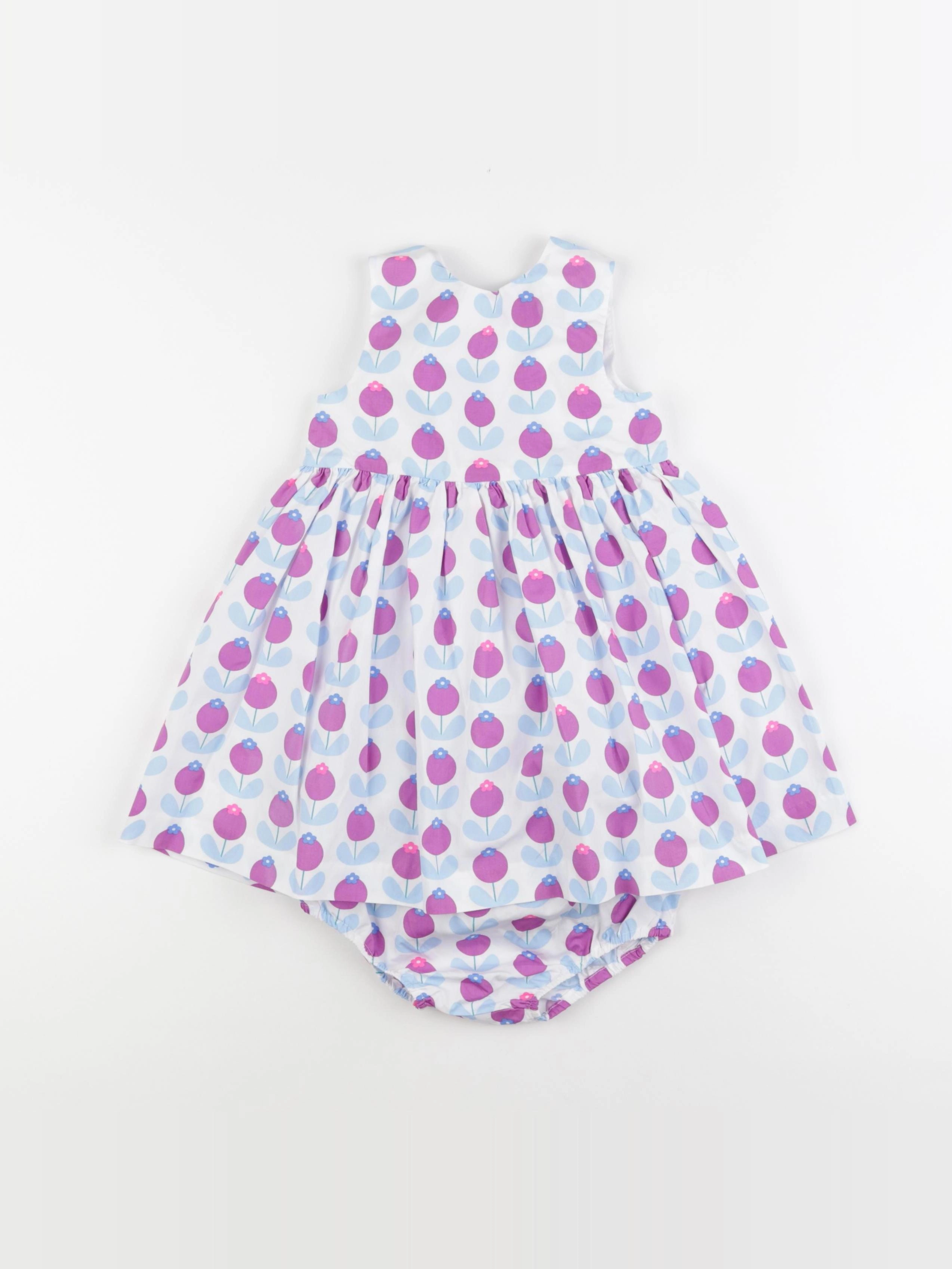 Jacadi - robe violet, bleu - 36 mois