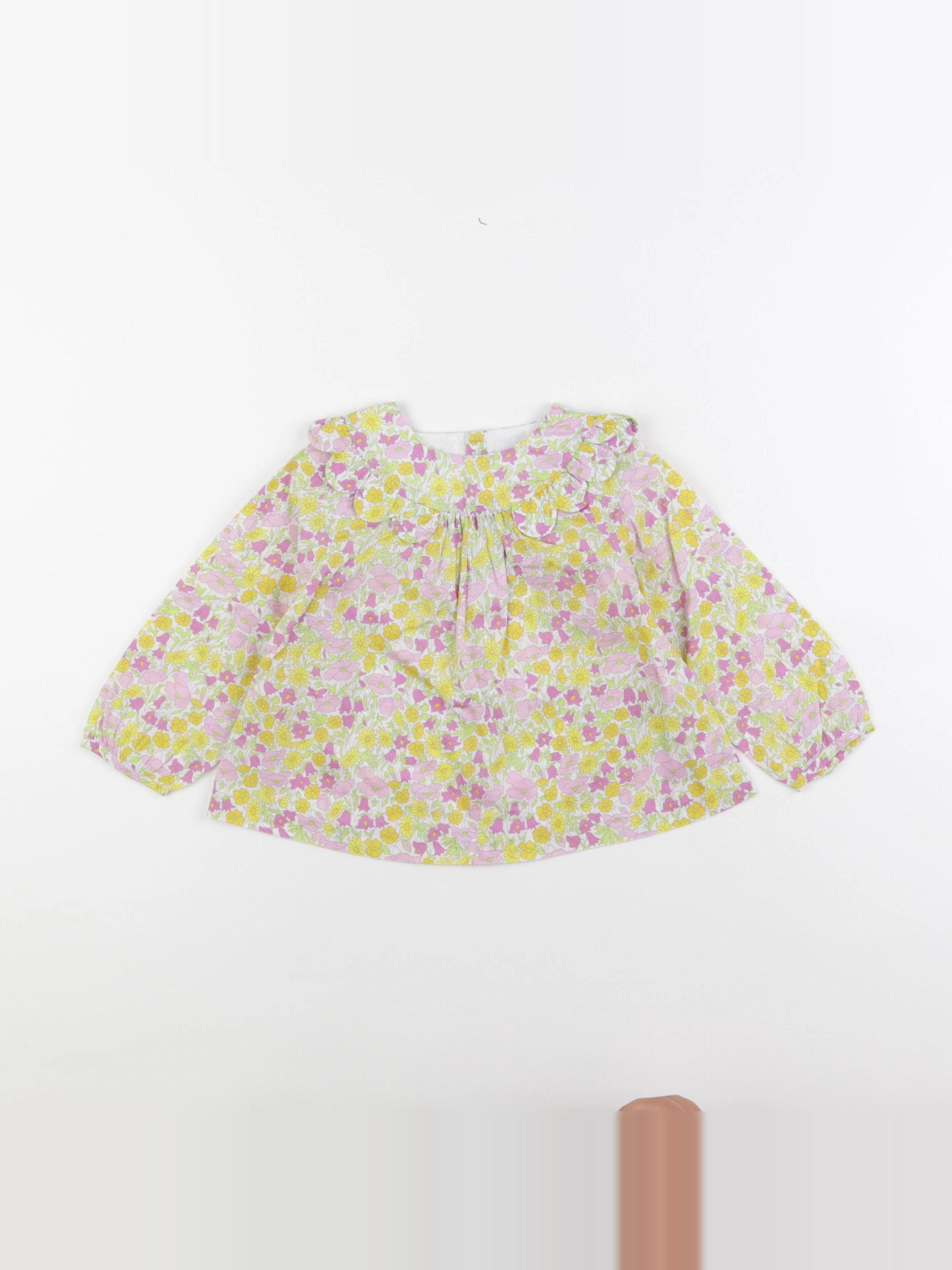 Jacadi - blouse liberty multicolore - 24 mois