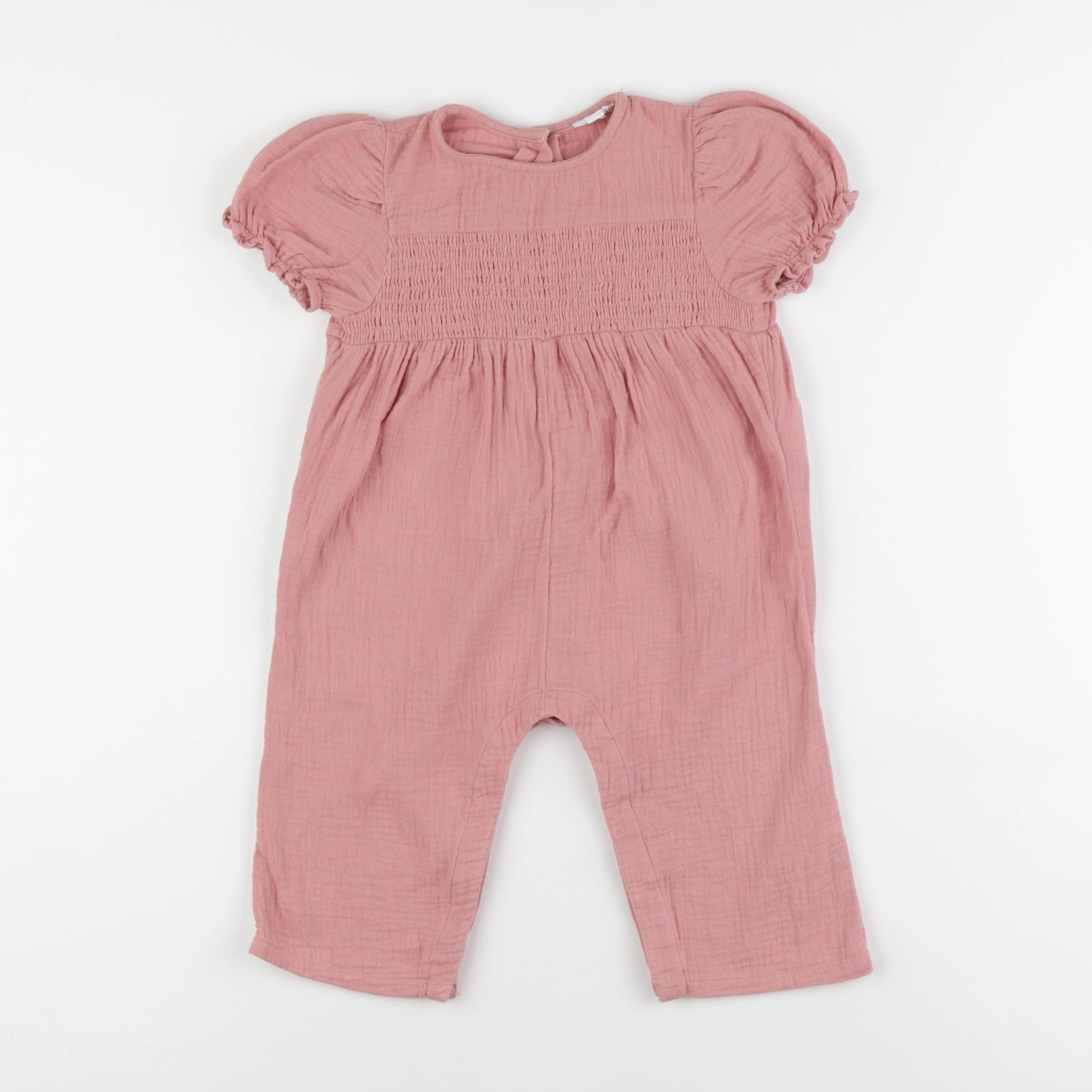 Vertbaudet - combinaison rose - 18 mois
