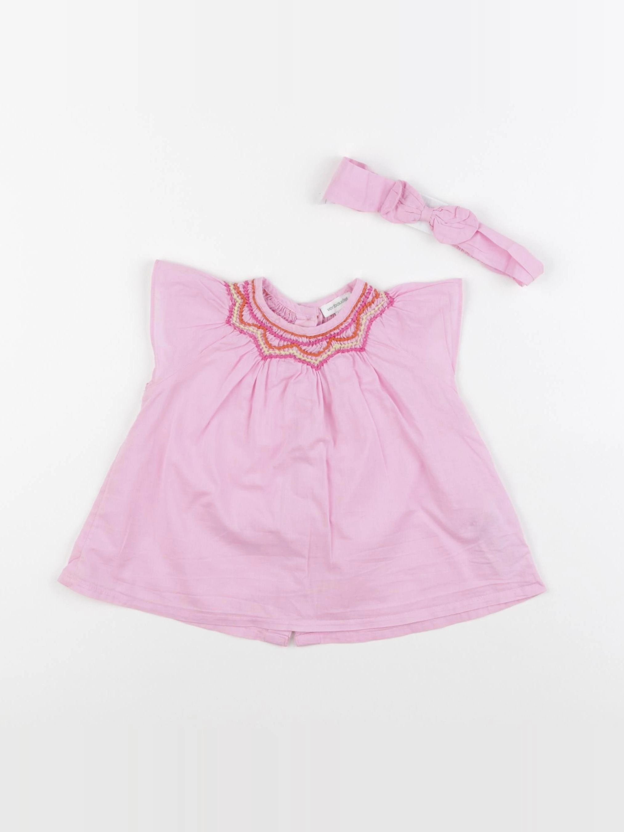 Vertbaudet - blouse rose - 18 mois