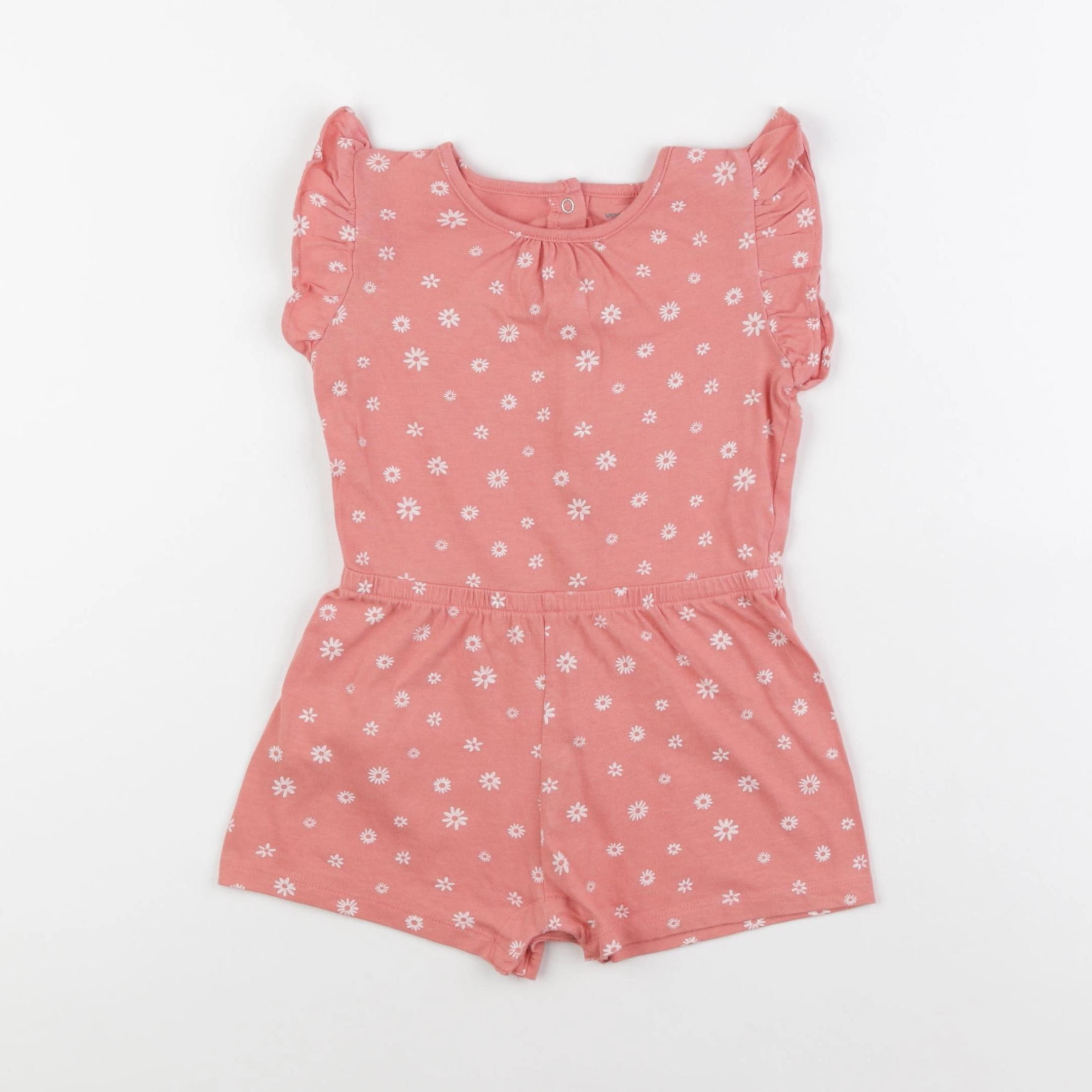 Vertbaudet - combinaison rose - 18 mois