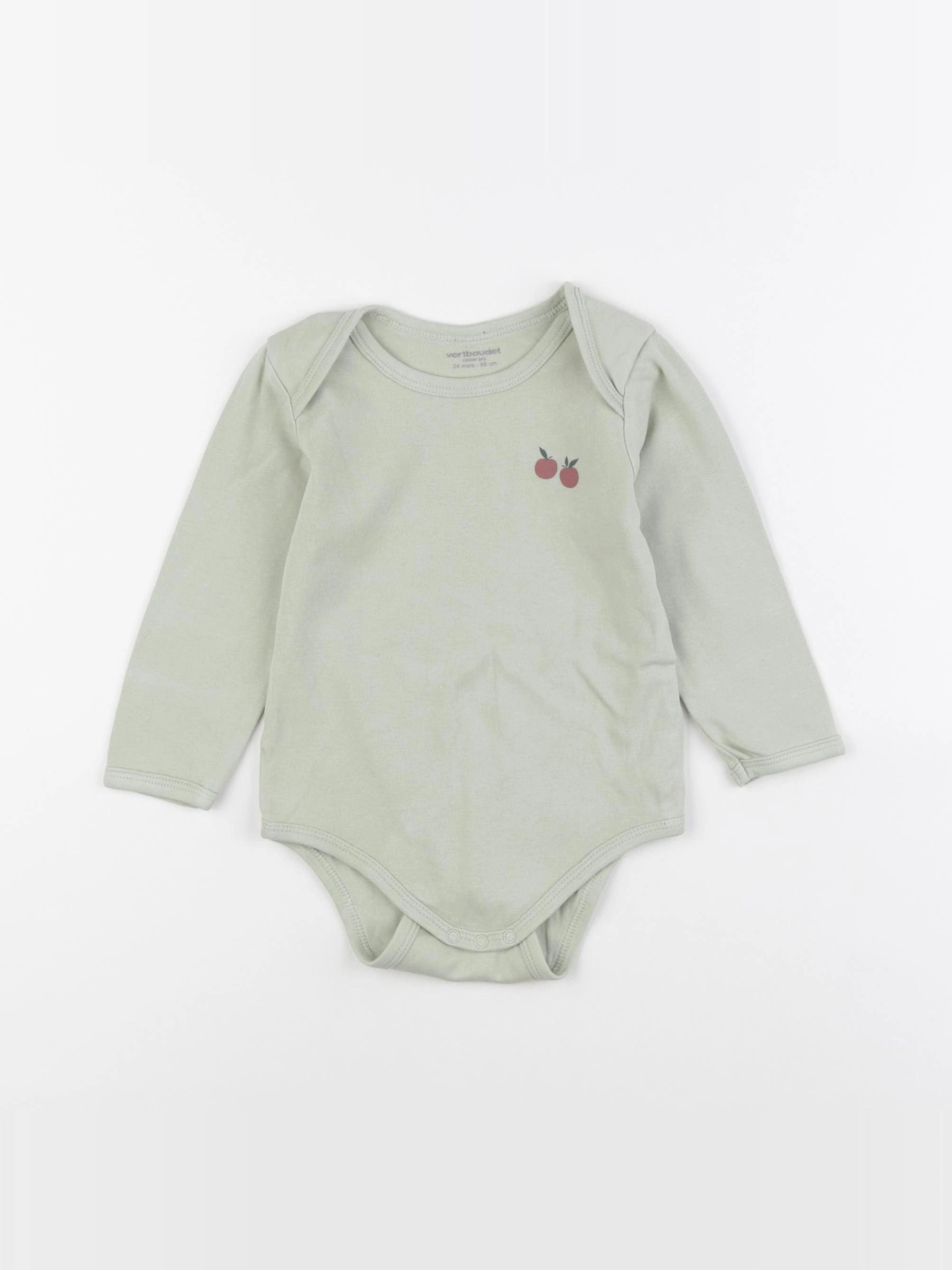 Vertbaudet - body vert - 24 mois