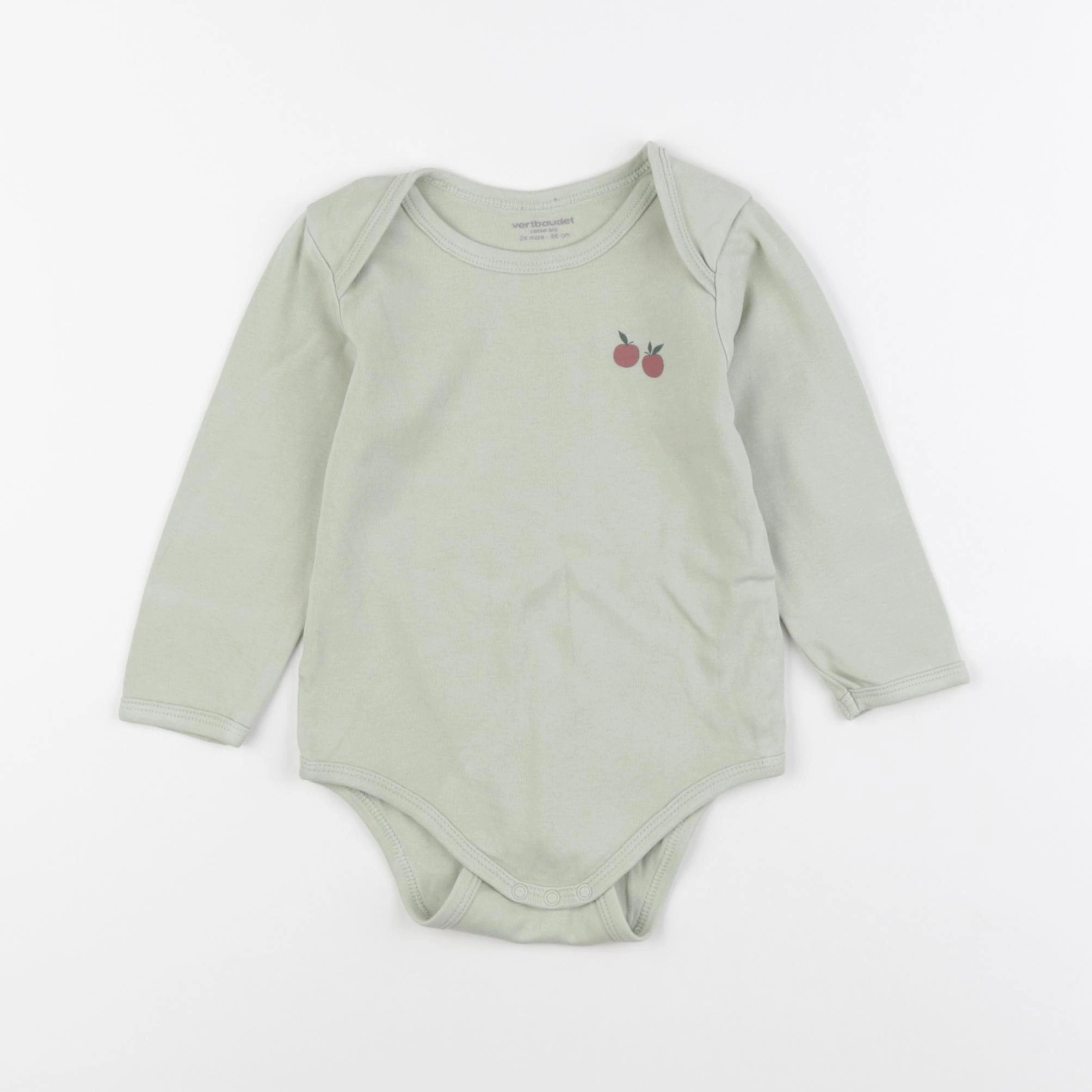 Vertbaudet - body vert - 24 mois