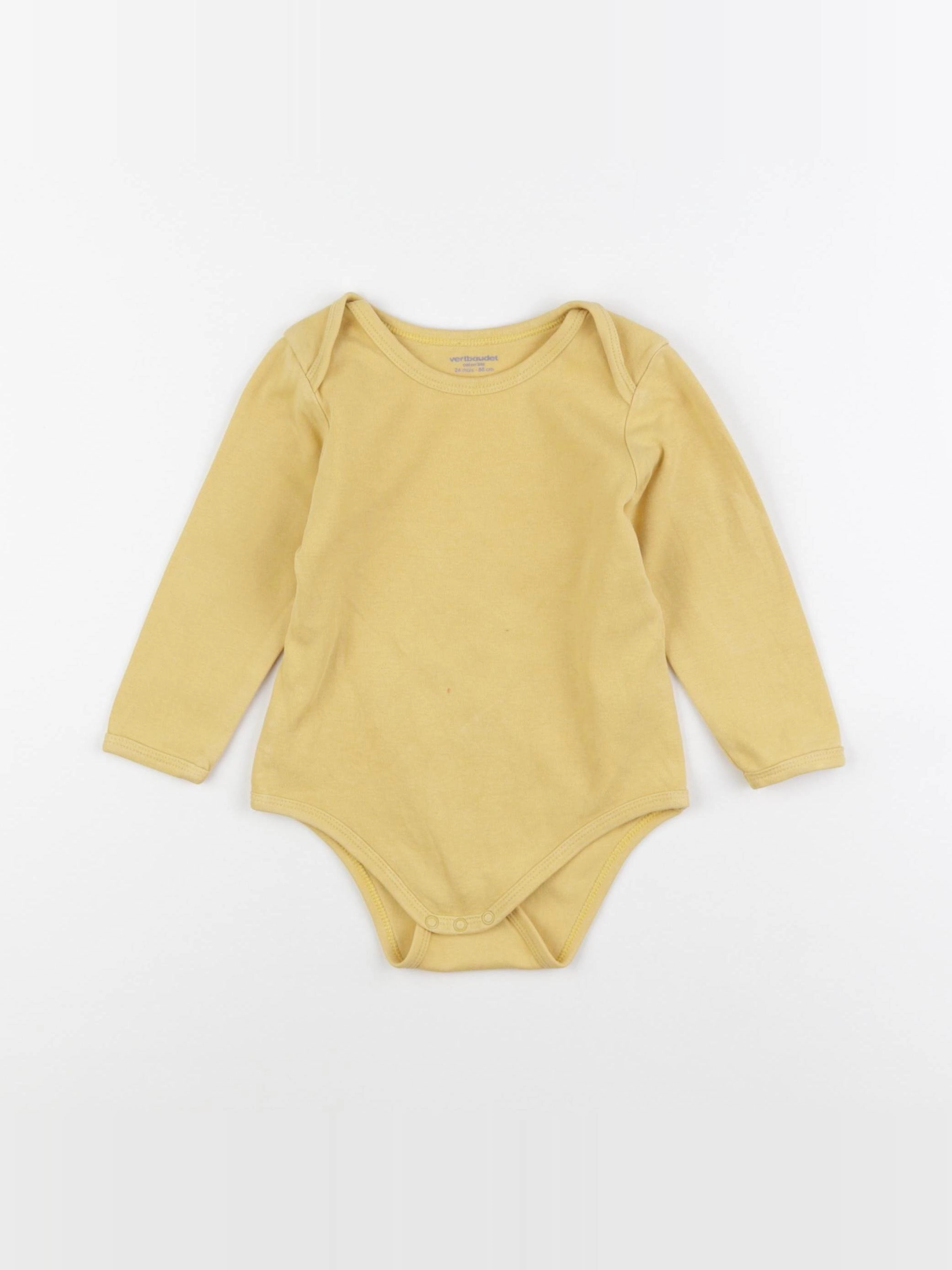 Vertbaudet - body jaune - 24 mois