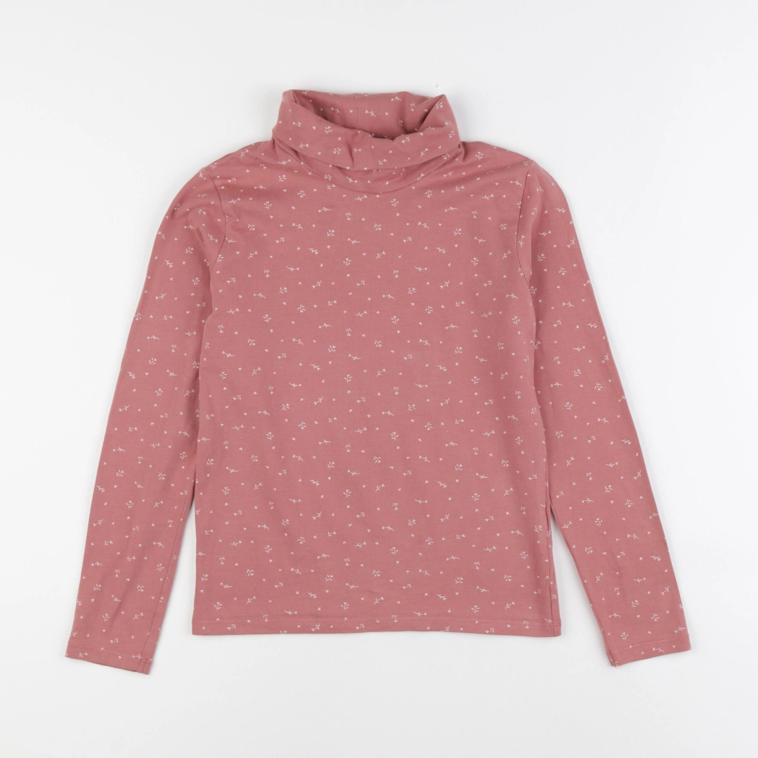 Vertbaudet - sous-pull rose - 8 ans