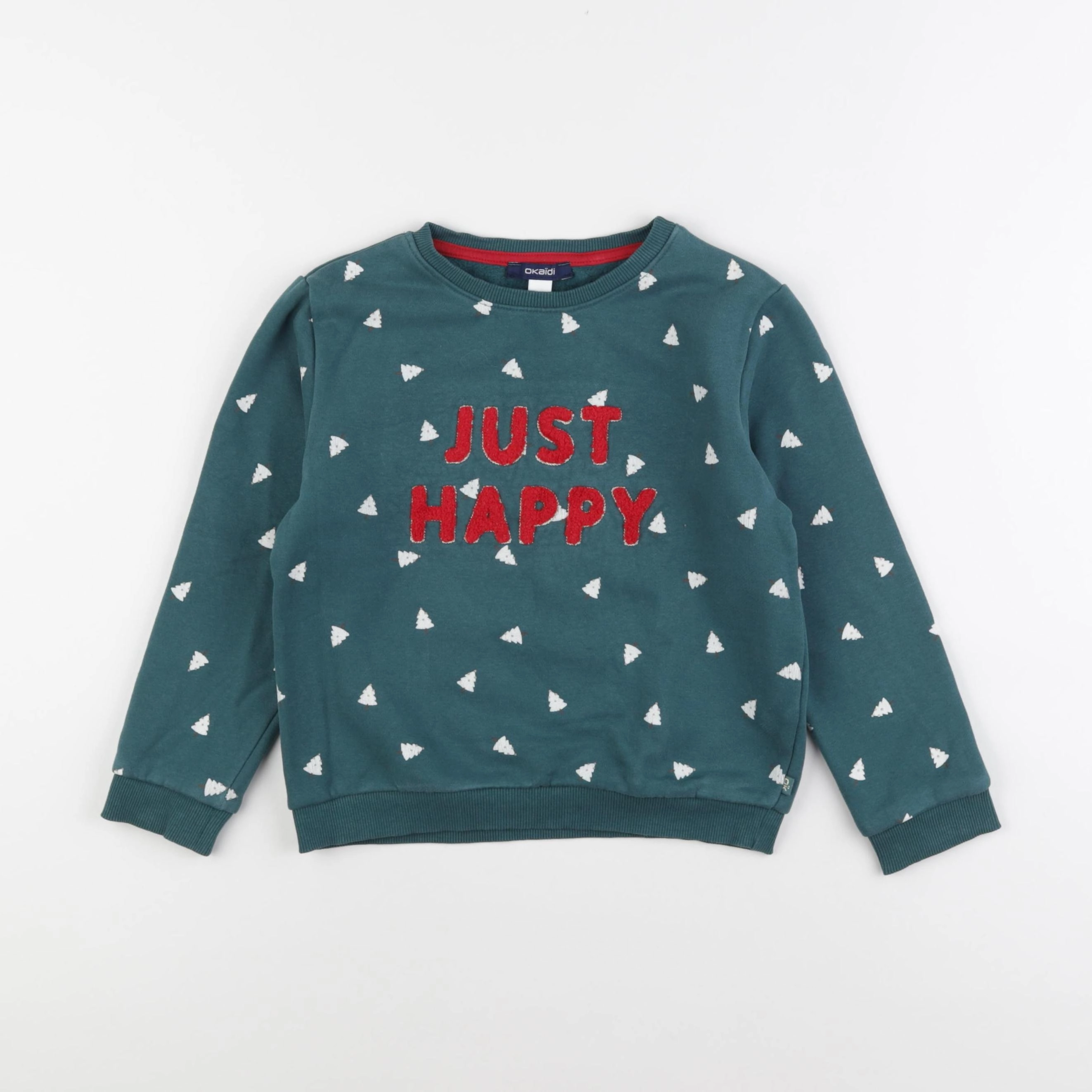 Okaidi - sweat vert - 6 ans