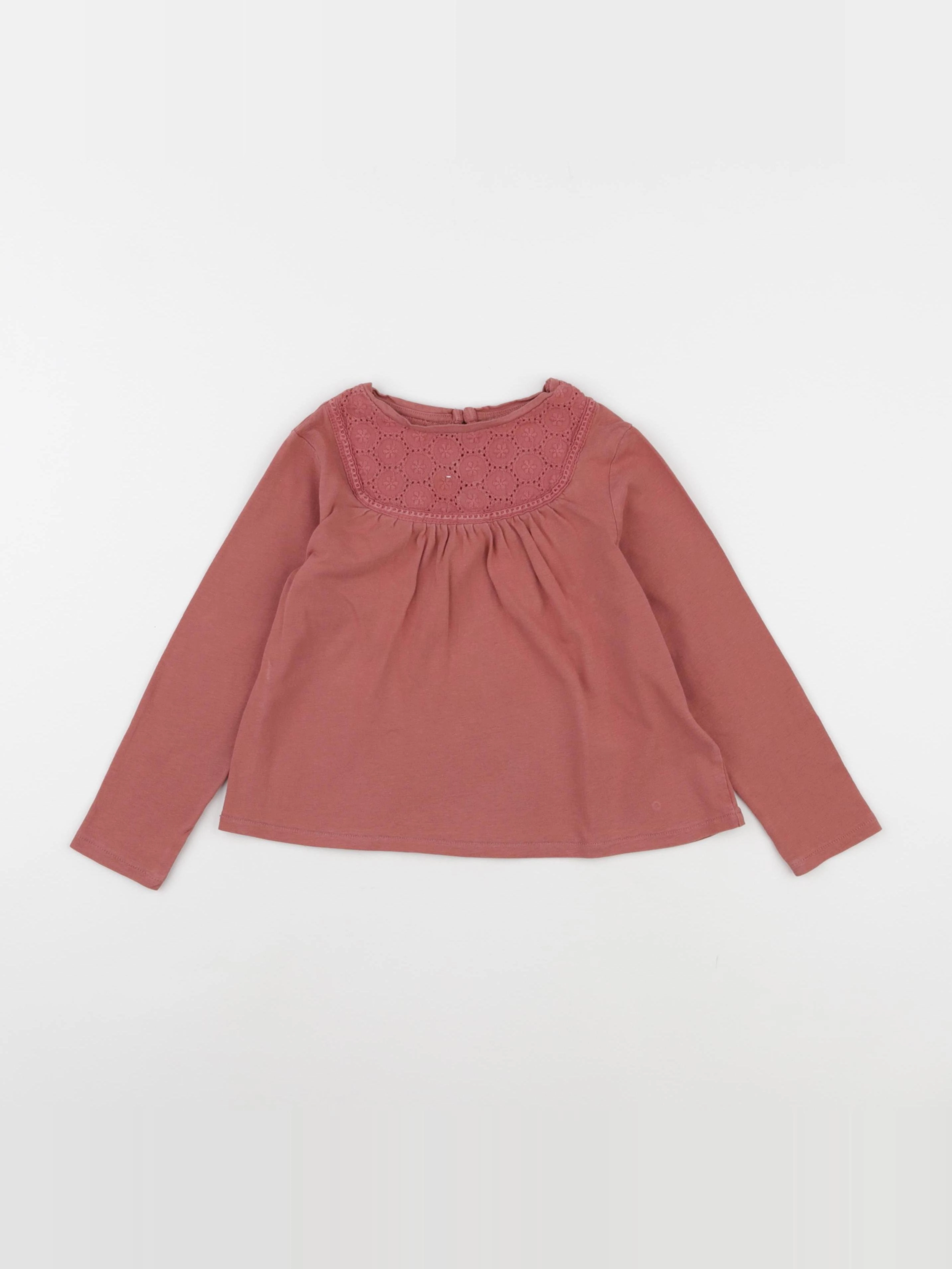 Vertbaudet - tee-shirt rose - 5 ans
