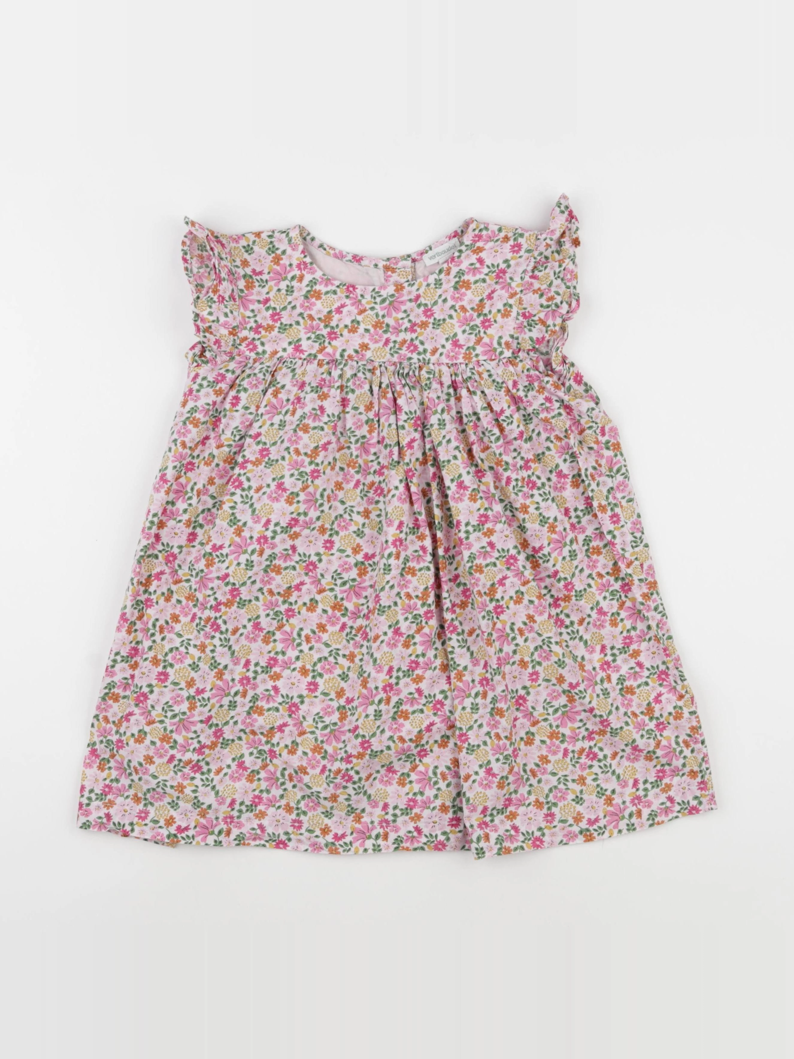 Vertbaudet - robe rose - 4 ans